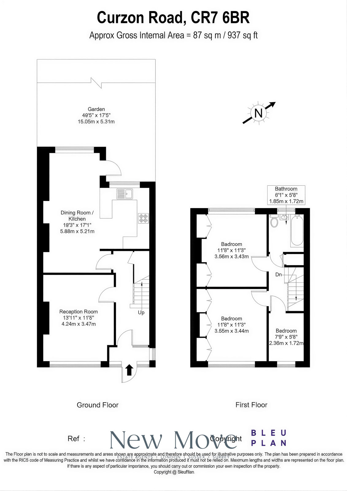 11 Curzon Road, Thornton Heath floorplan