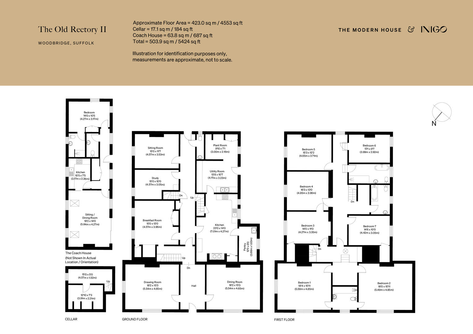The Old Rectory, Rectory Road, Woodbridge floorplan