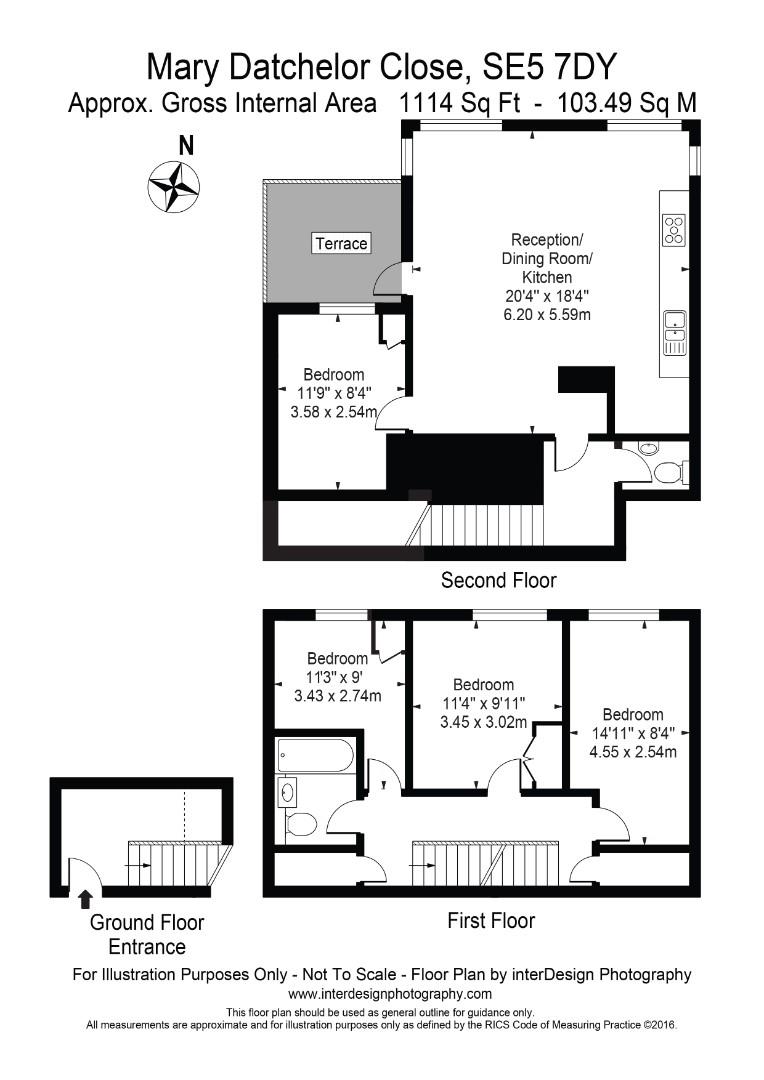 108, Mary Datchelor Close, London floorplan