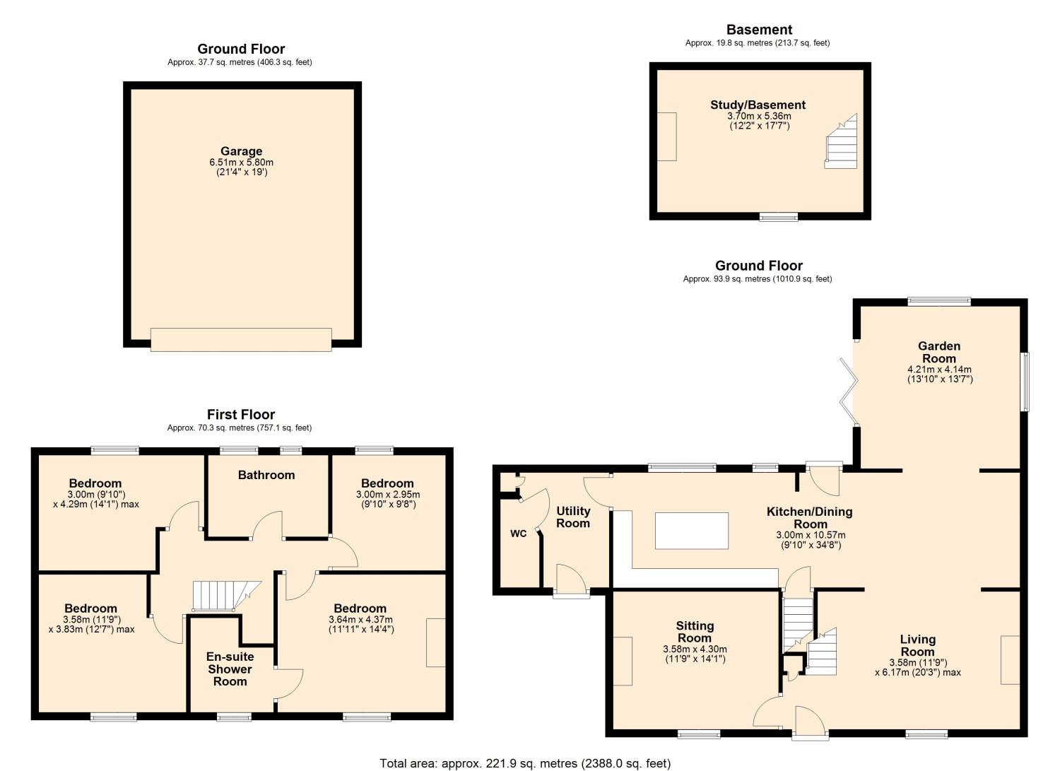 1, Fulbeck Avenue, Worthing floorplan