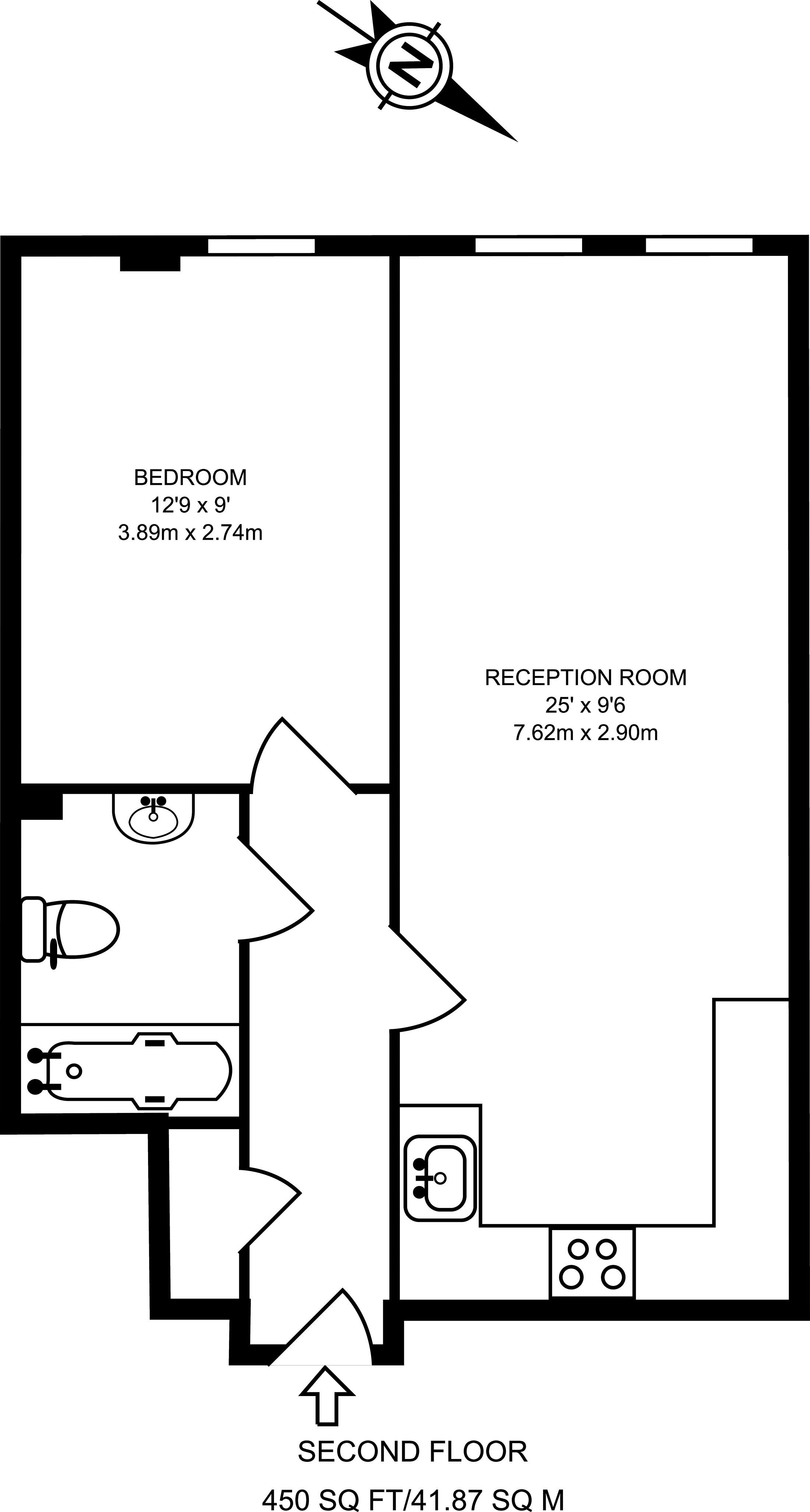 1 Bedrooms Flat to rent in Fulham High Street, Fulham SW6