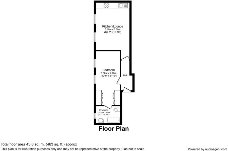 1 Bedrooms Flat to rent in High Street, Hampton Wick, Kingston KT1