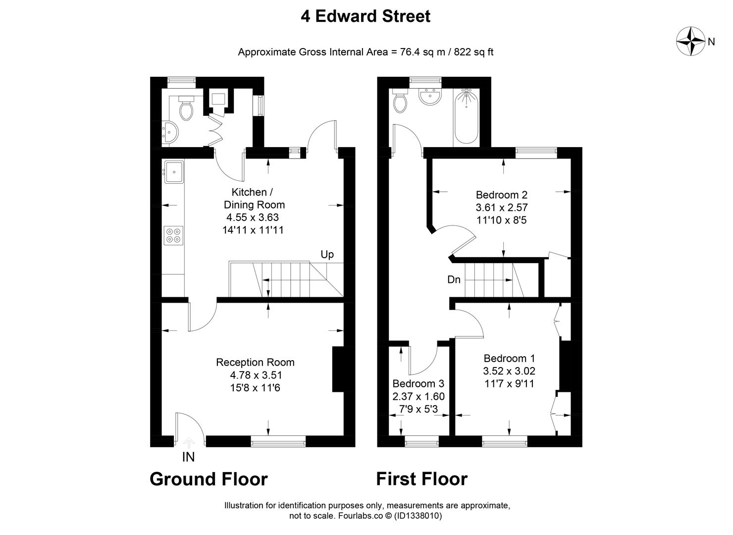 4, Edward Street, Cheltenham floorplan