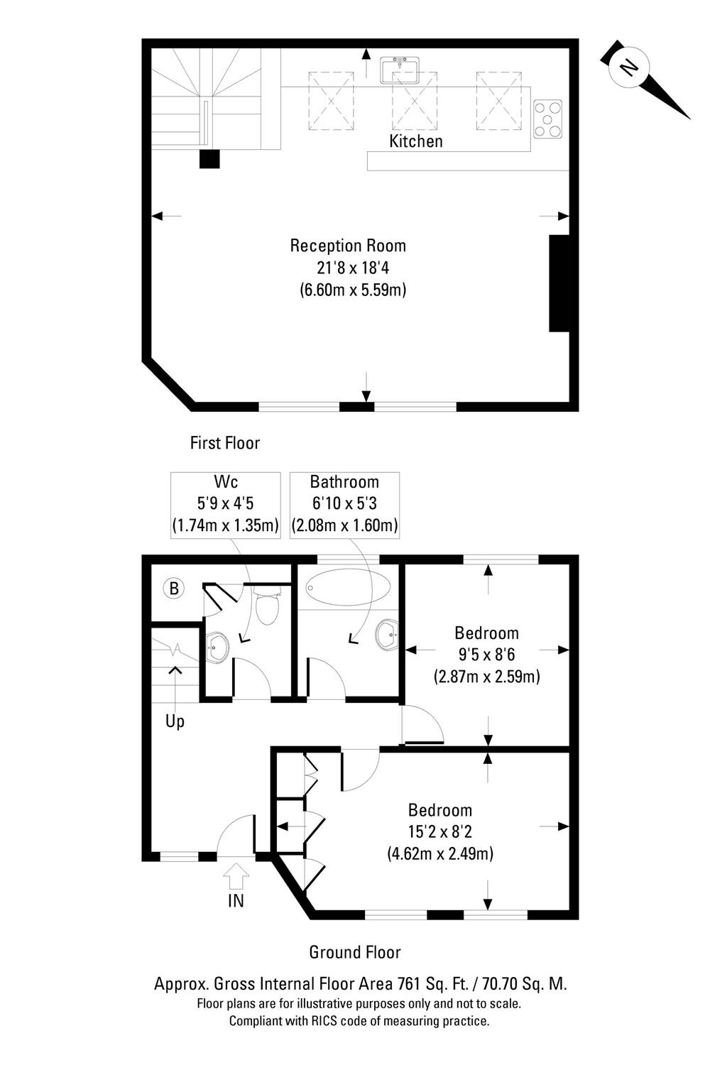 2 Bedrooms  to rent in Golborne Mews, London W10