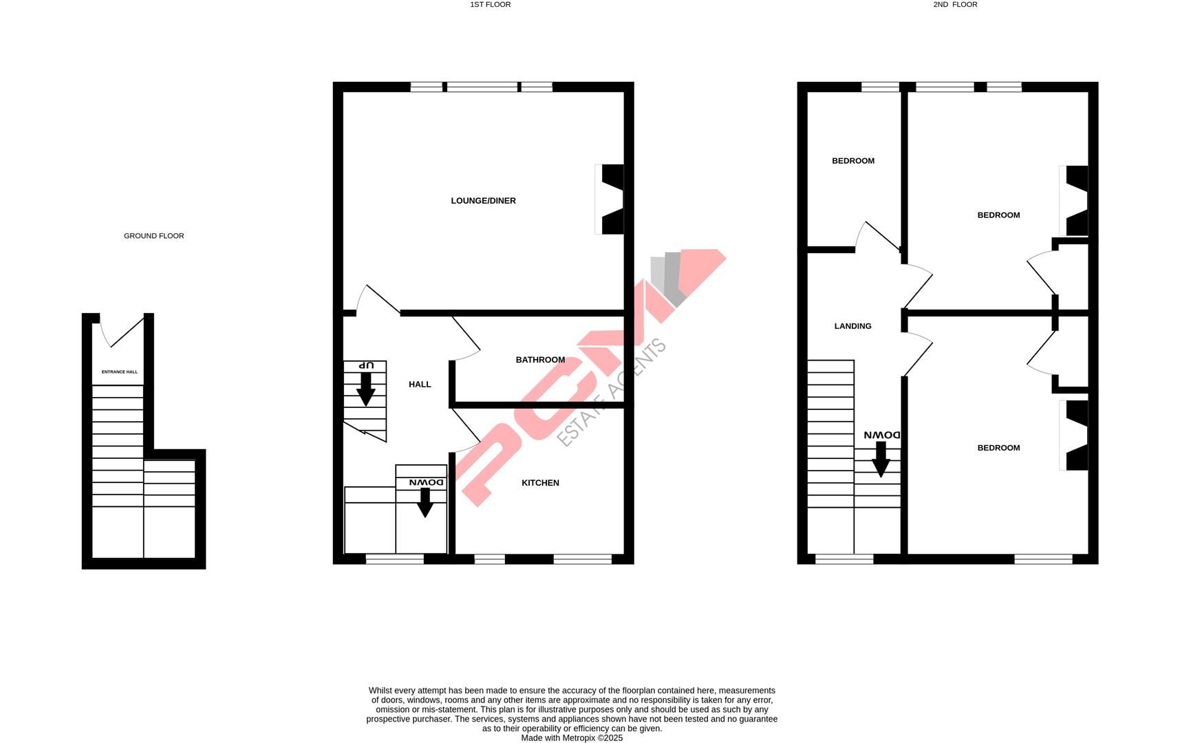 First & Second Floor Maisonette, 35, Silchester Road, St. Leonards-On-Sea floorplan