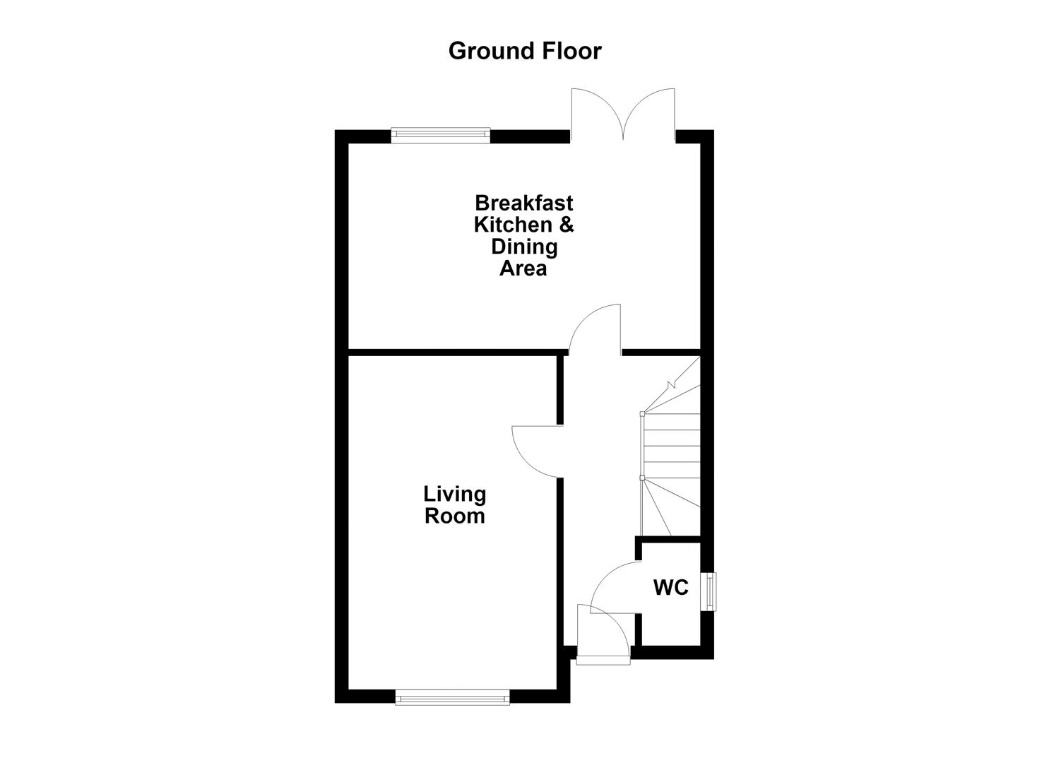 12, Elizabeth Close, Leicester floorplan