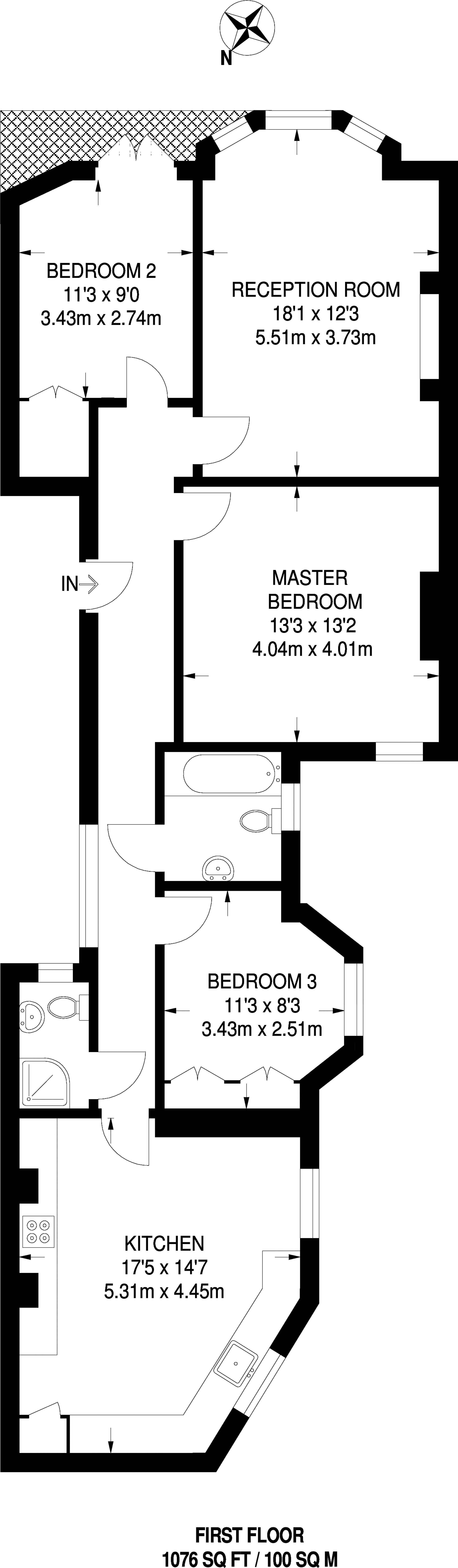 3 Bedrooms Flat to rent in Elgin Avenue, Maida Vale W9