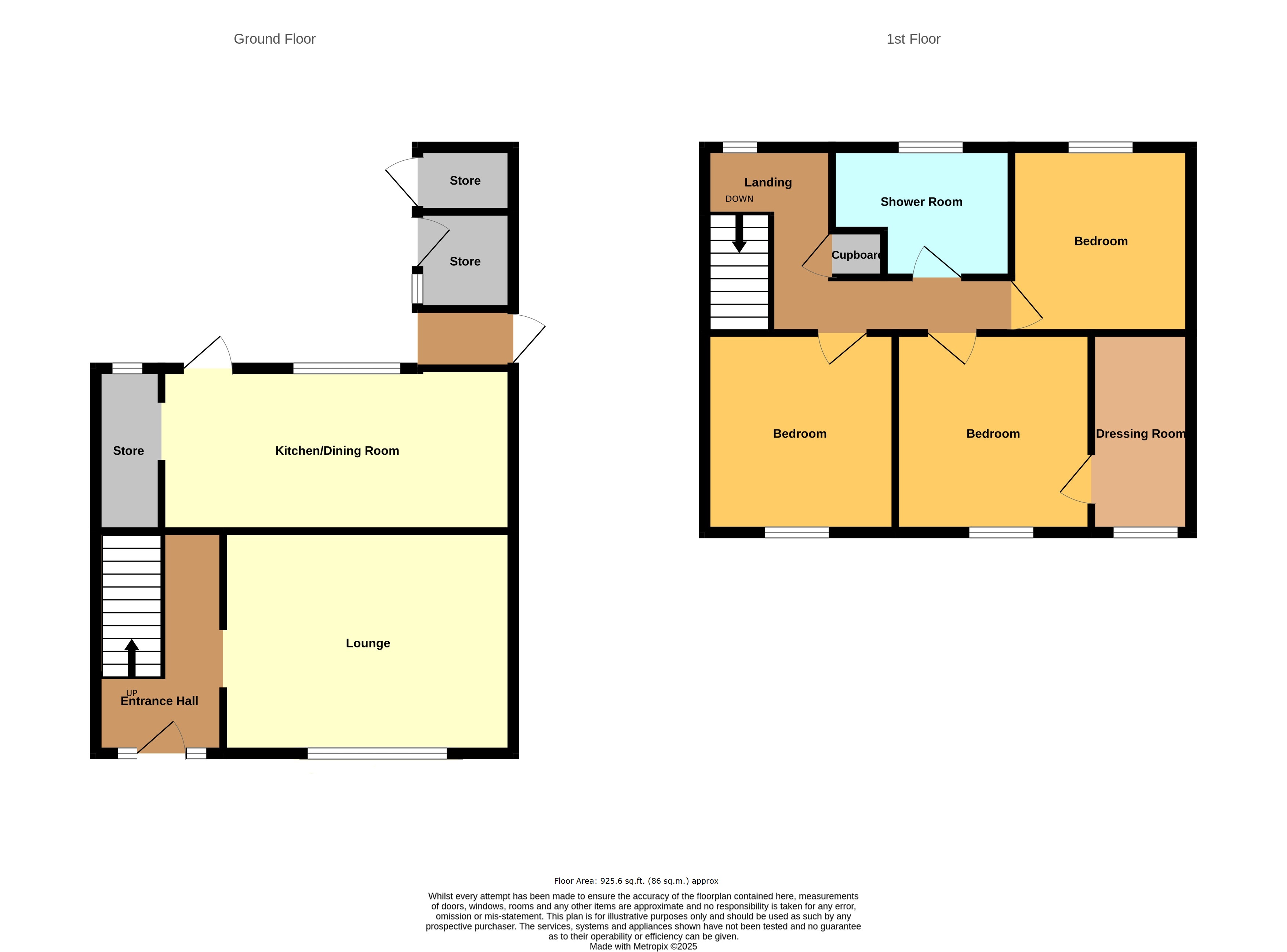 9, Grove Avenue, Evesham floorplan