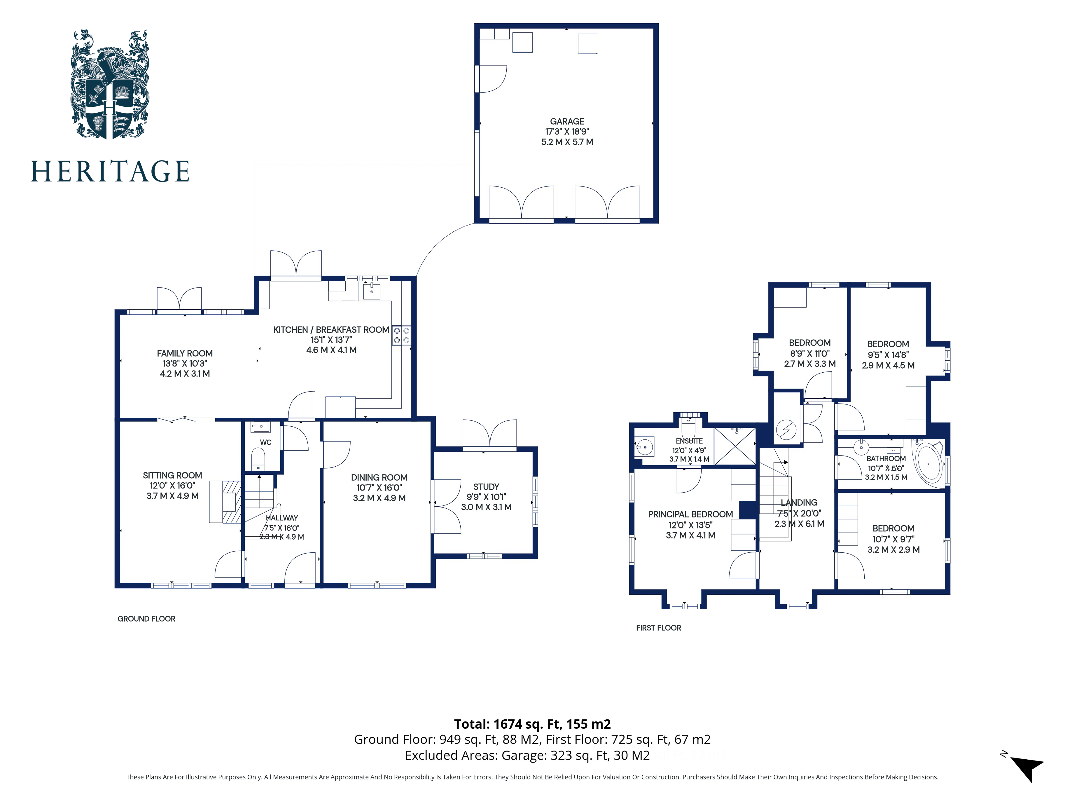 Oak Lodge,, The Street, Braintree floorplan