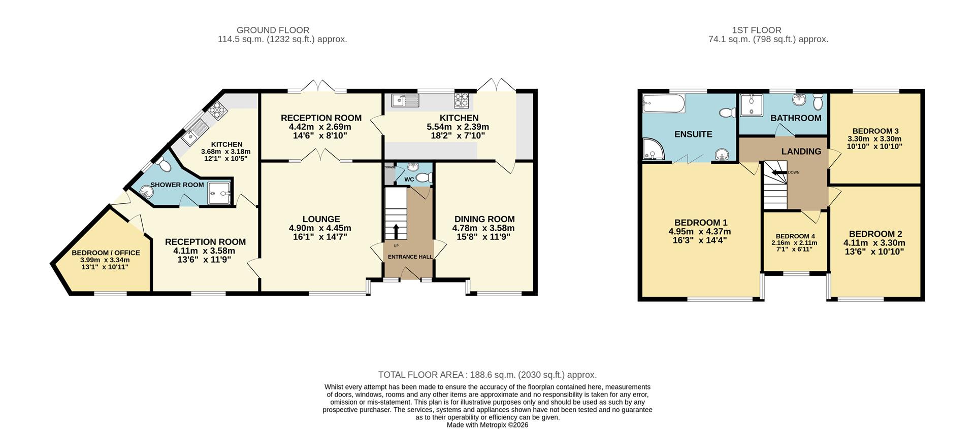 196, Eastfield Road, Waltham Cross floorplan