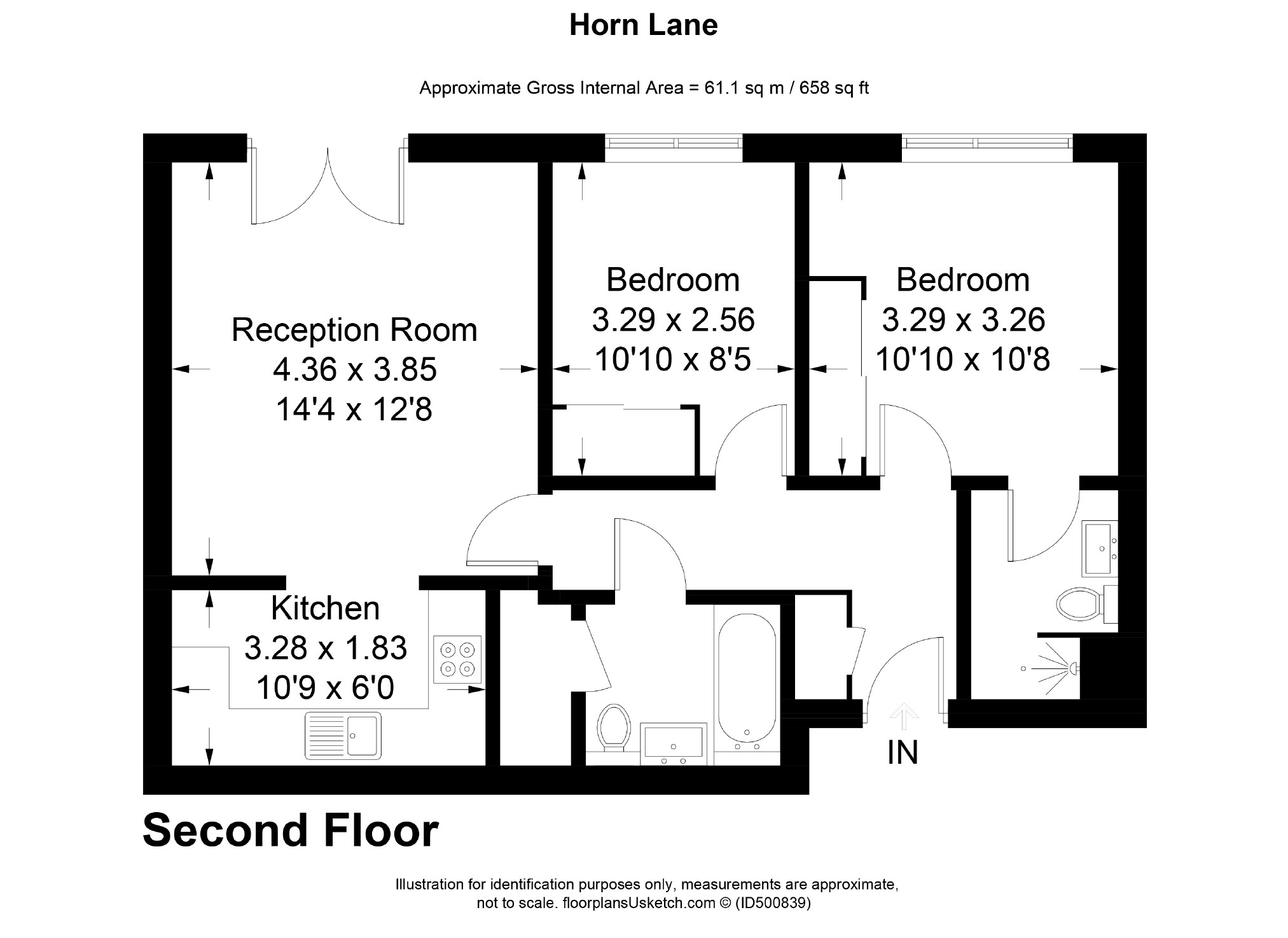 2 Bedrooms Flat to rent in Horn Lane, London W3