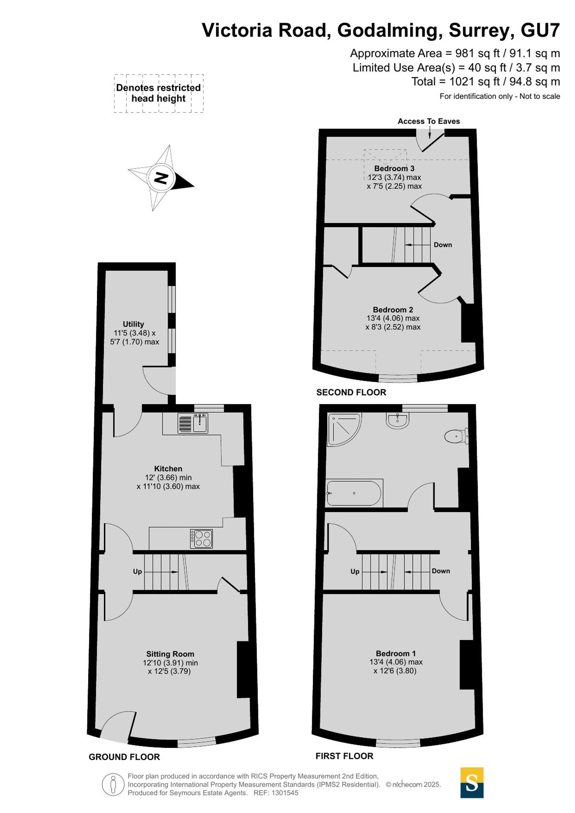 26 Victoria Road, Godalming floorplan