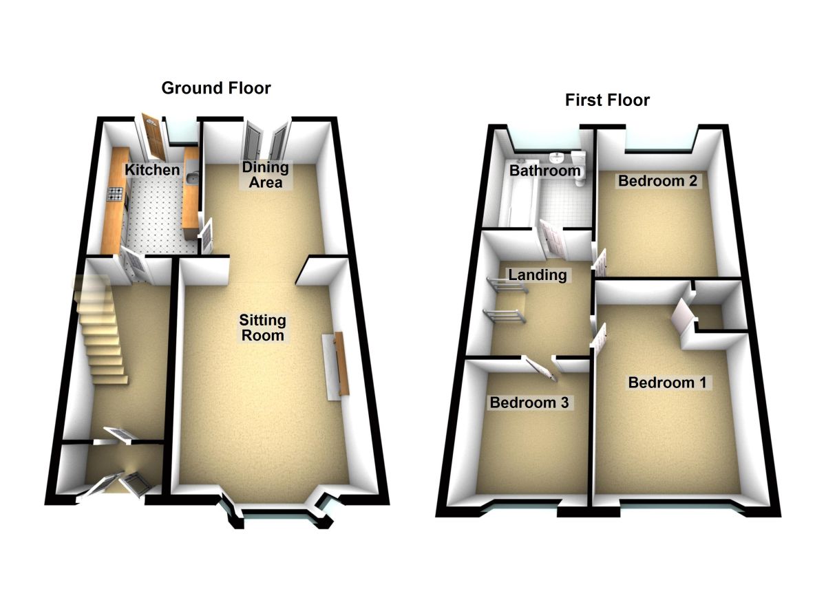 3 Bedrooms Terraced house for sale in Filwood Drive, Kingswood, Bristol BS15