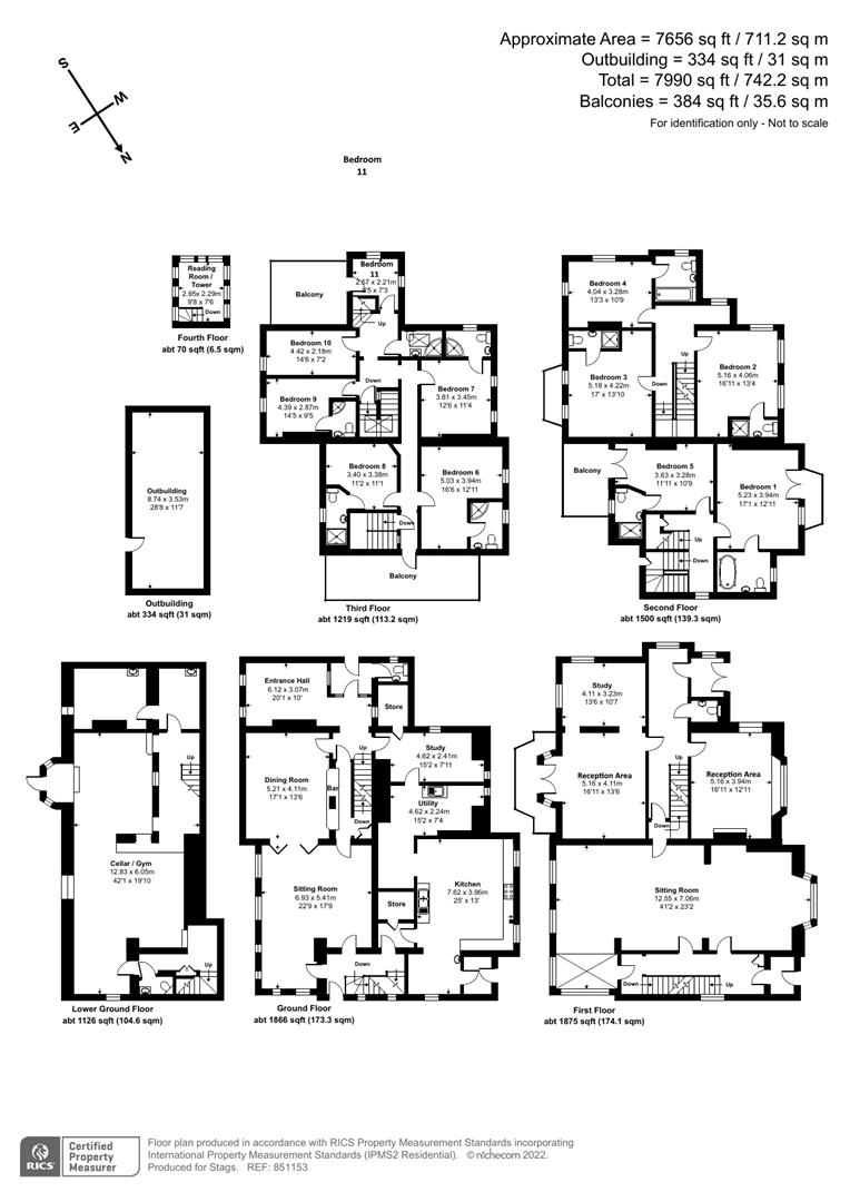 COM, Merlin Court, Torrs Park, Ilfracombe floorplan