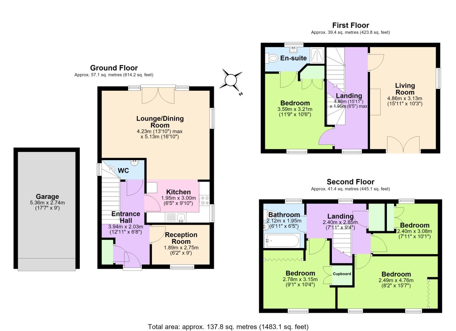 Salford Way, Swadlincote floorplan