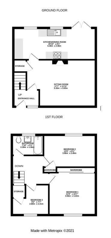 60B, High Street, Sudbury floorplan