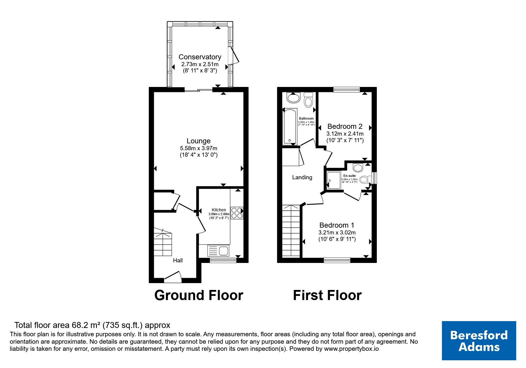 7, Walnut Crescent, Clwyd floorplan