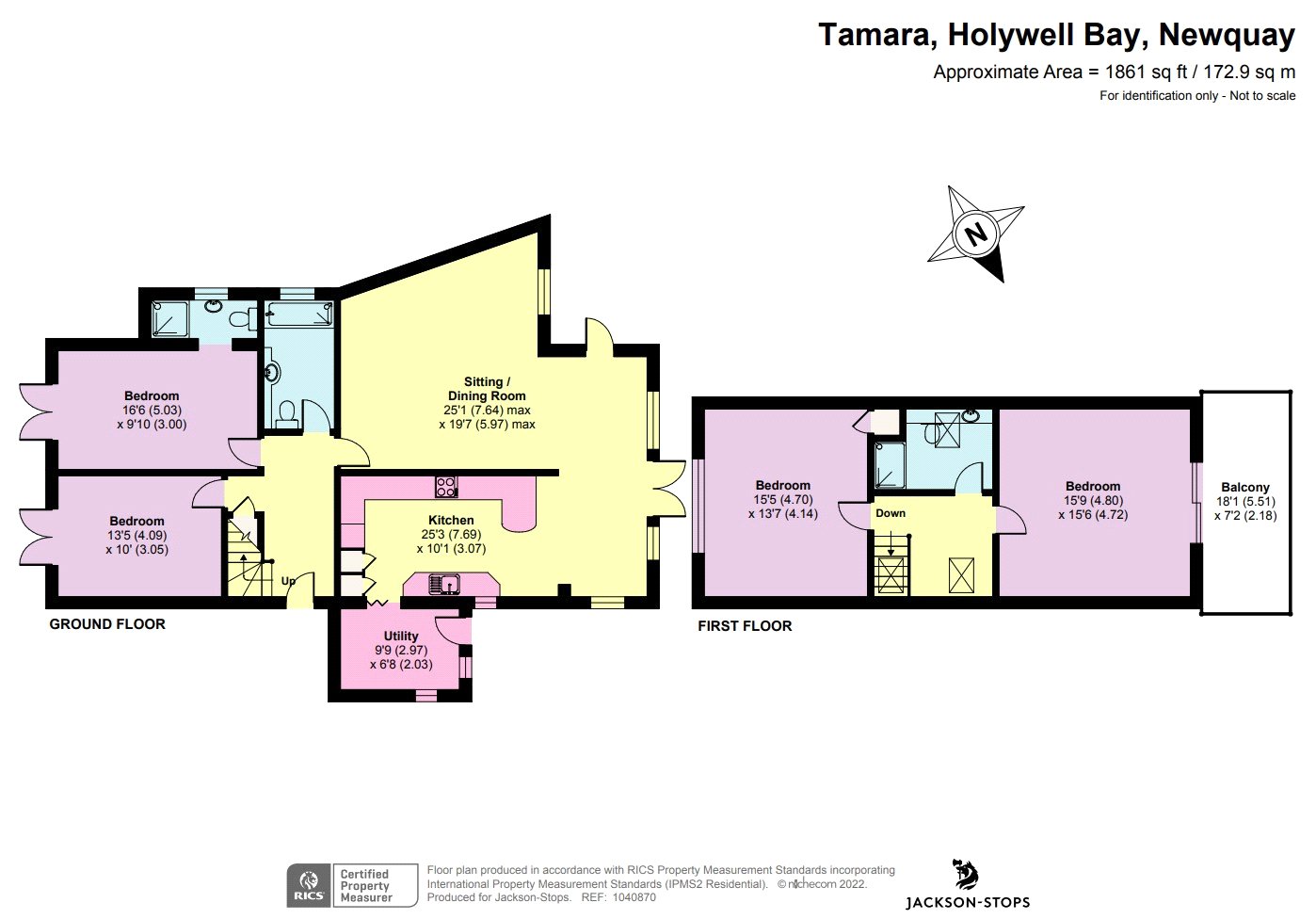 Tamara,, Holywell Bay, Cornwall floorplan
