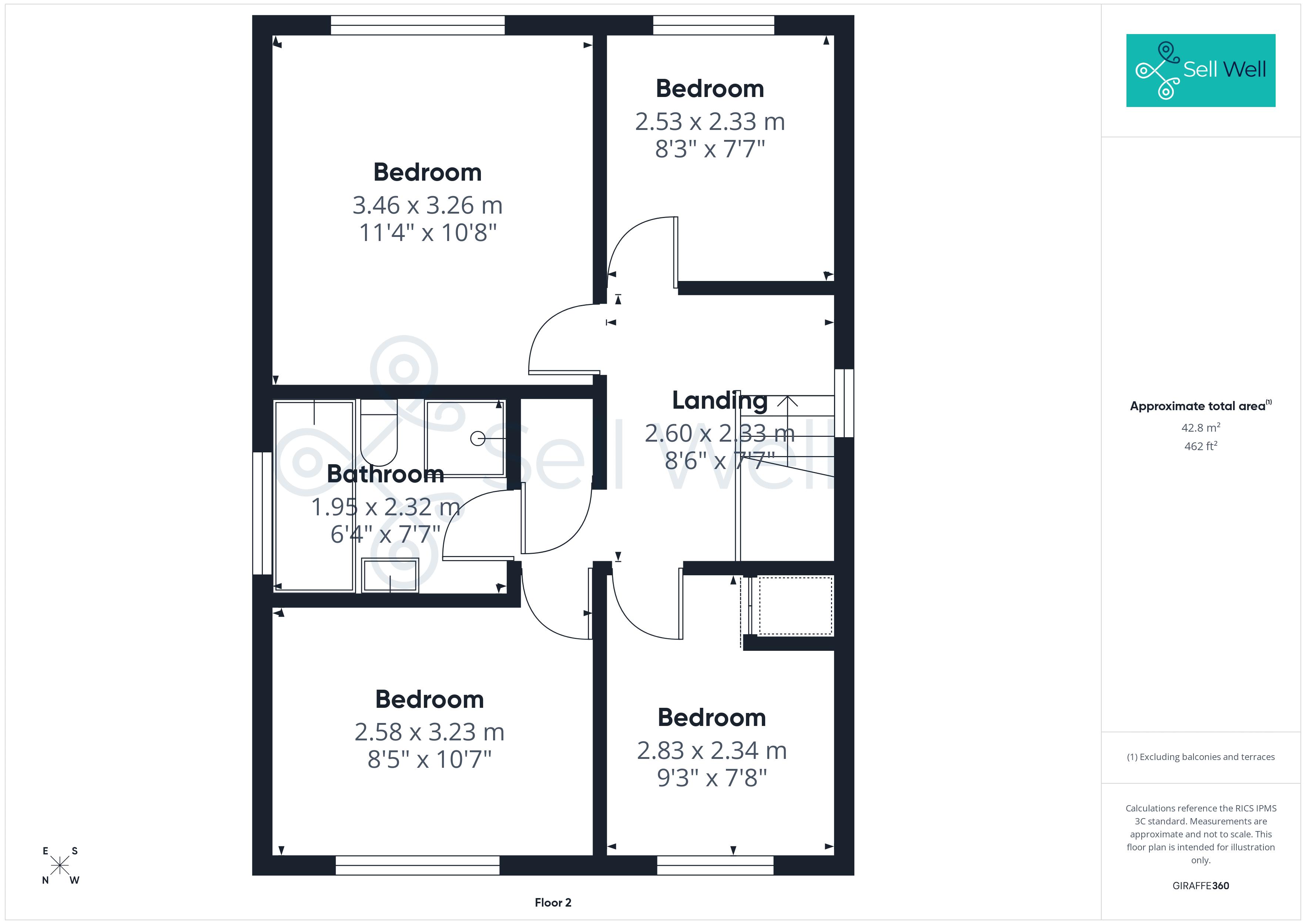 120, Vicars Hall Gardens, Manchester floorplan