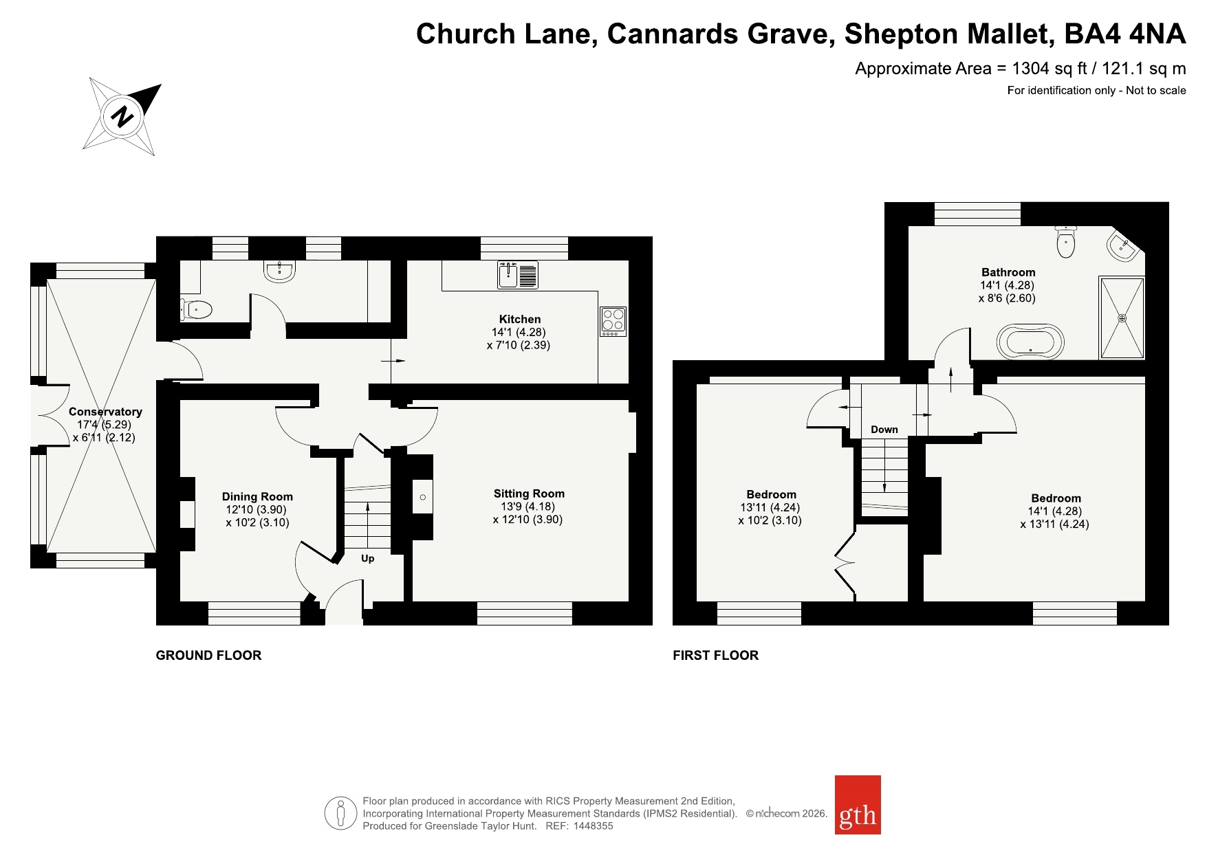 2 Twerton Cottages,, Church Lane, Shepton Mallet floorplan