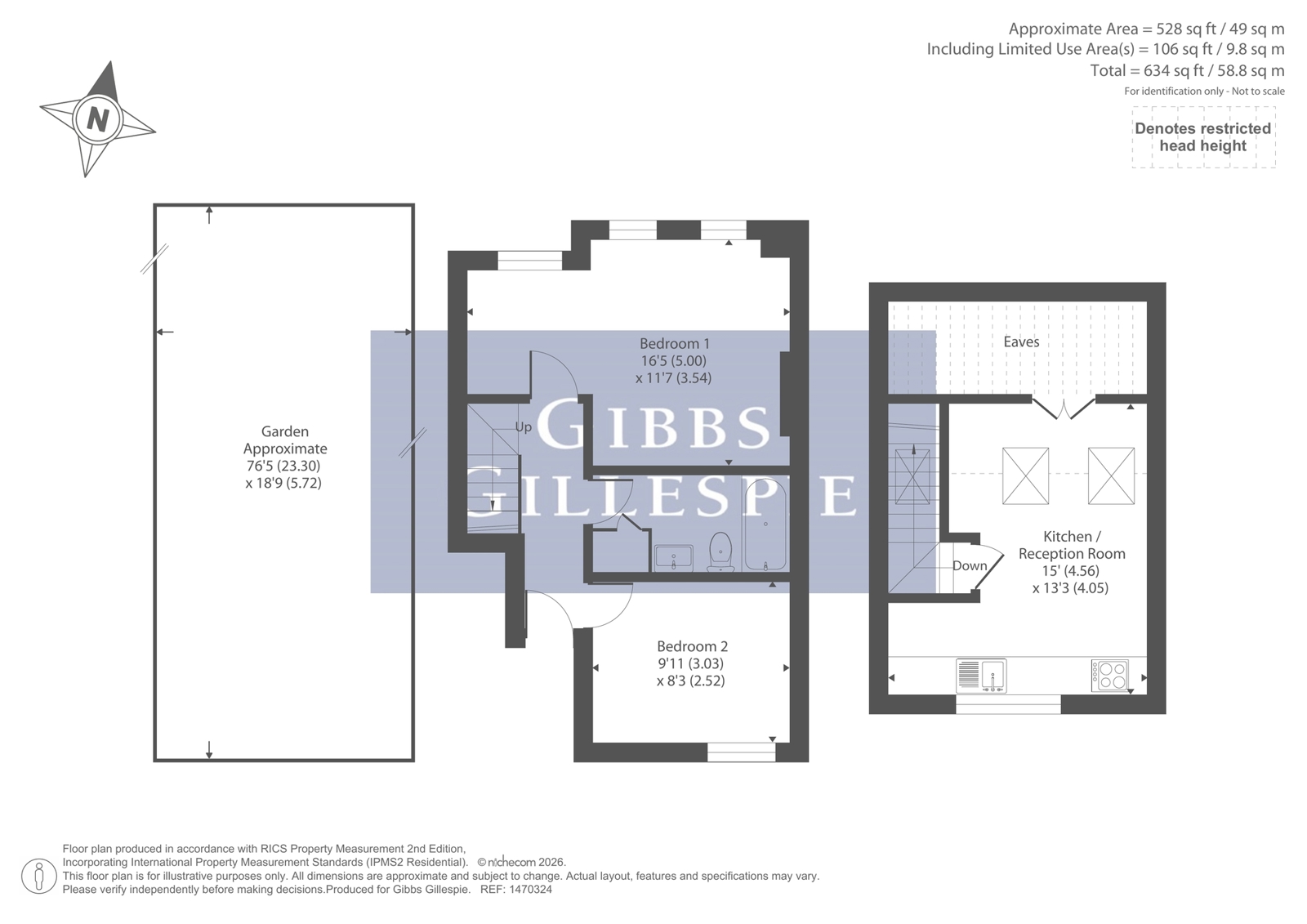 Flat 3, 84, Rosslyn Crescent, Harrow floorplan