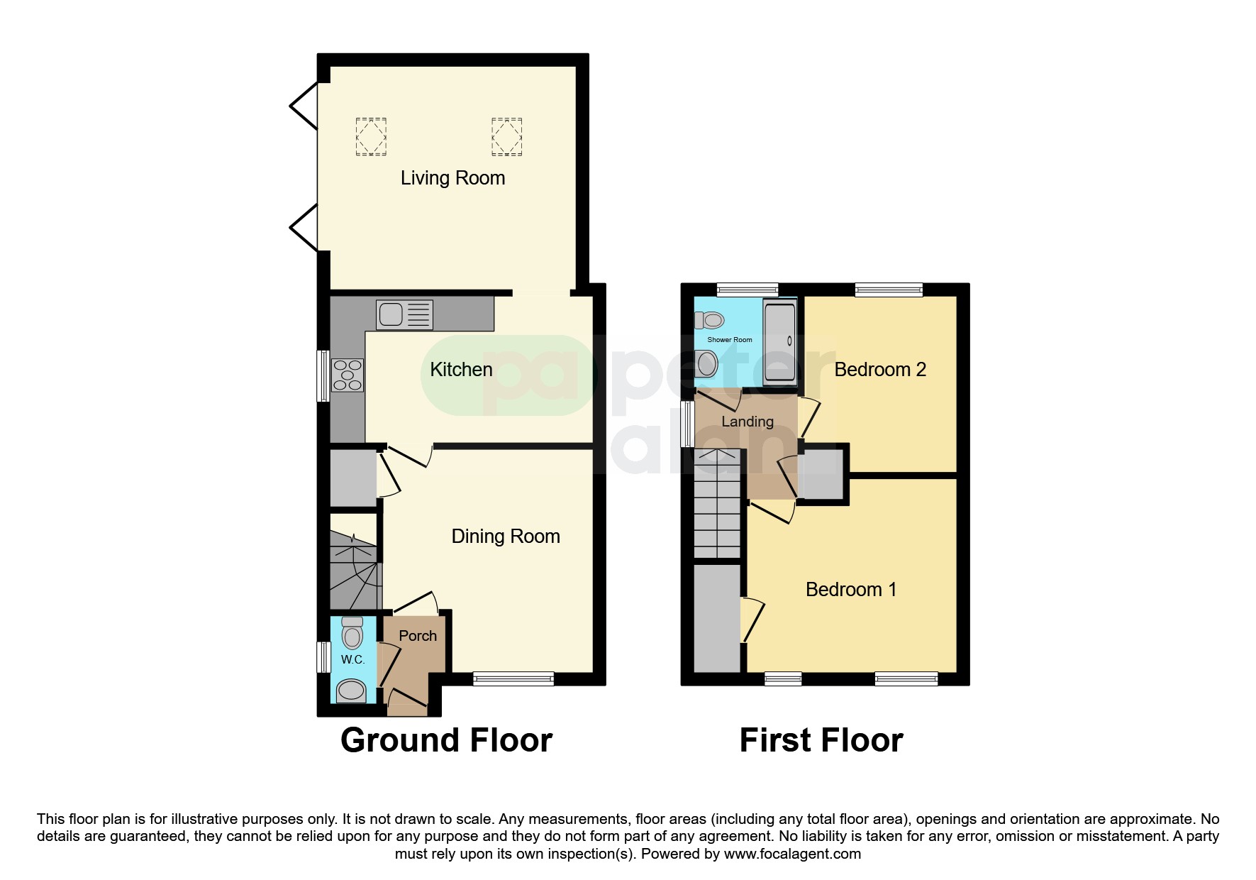 Heol Erw Y Rhos, Caerphilly CF83, 2 bedroom semidetached house for