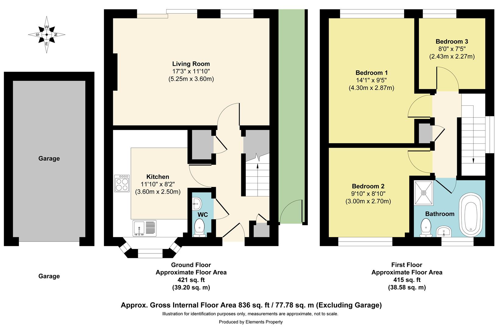 1, Nelson Road, Wouldham floorplan