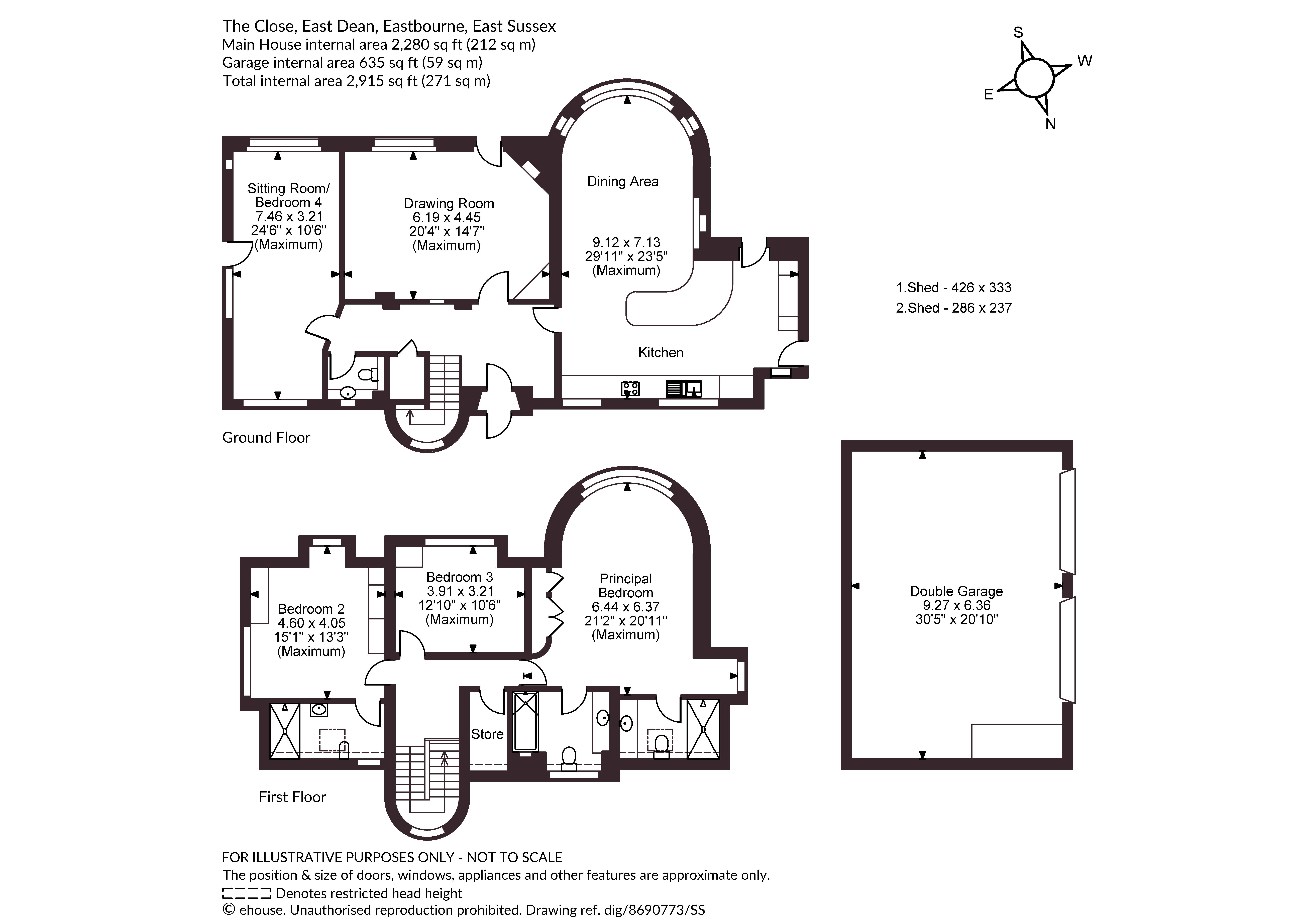 Lye Oak, 1, The Close, Eastbourne floorplan