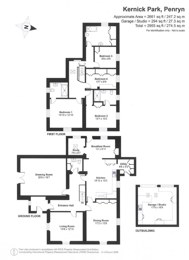 Kernick House, Kernick Park, Penryn floorplan