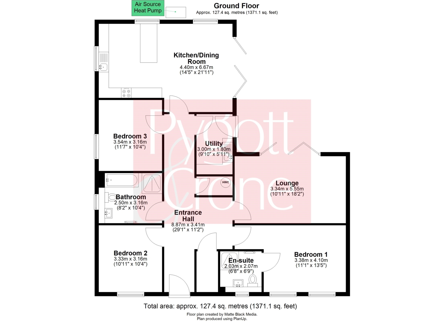 Plot 5 New Bungalows, Water Gate, Spalding floorplan