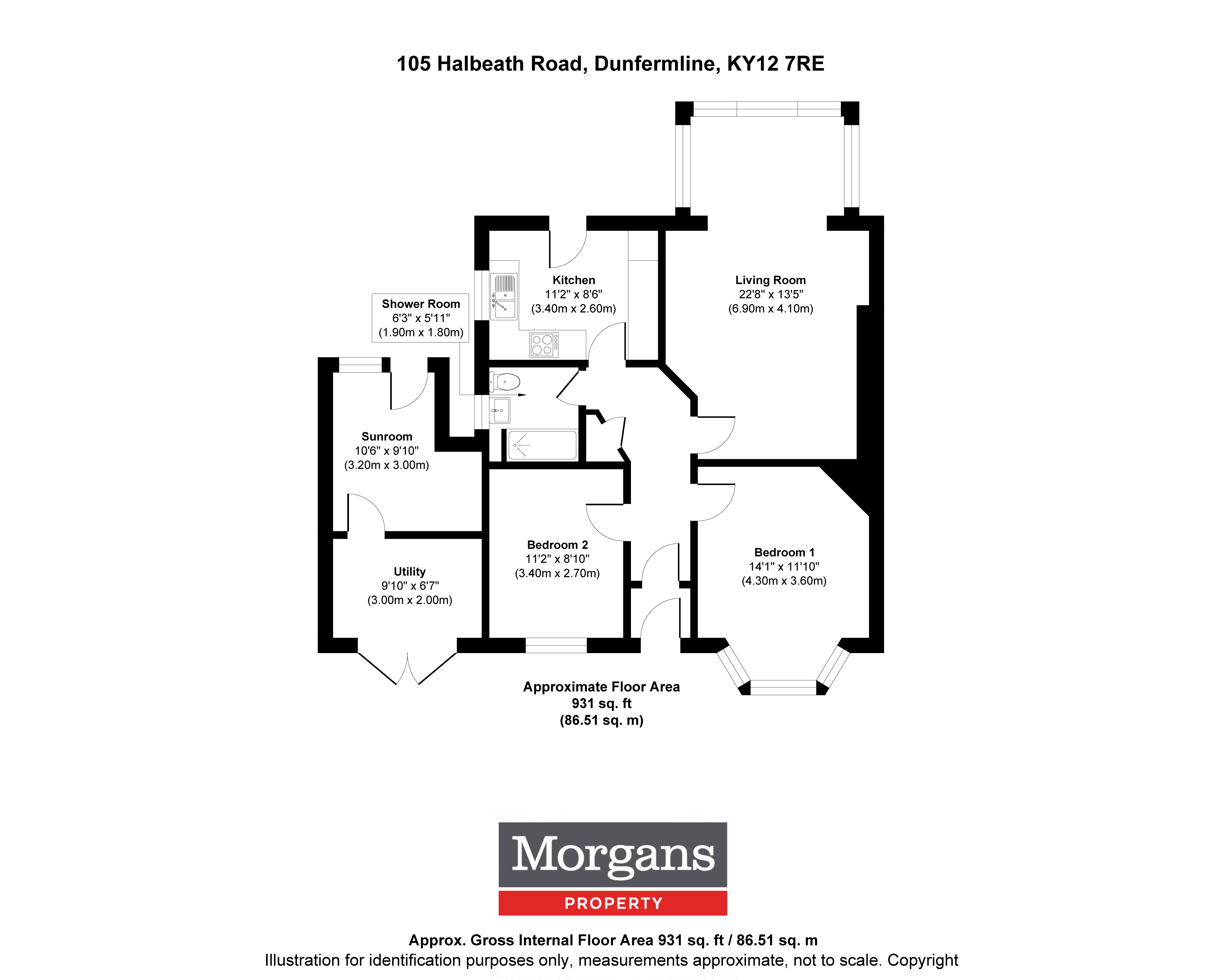 105, Halbeath Road, Dunfermline floorplan