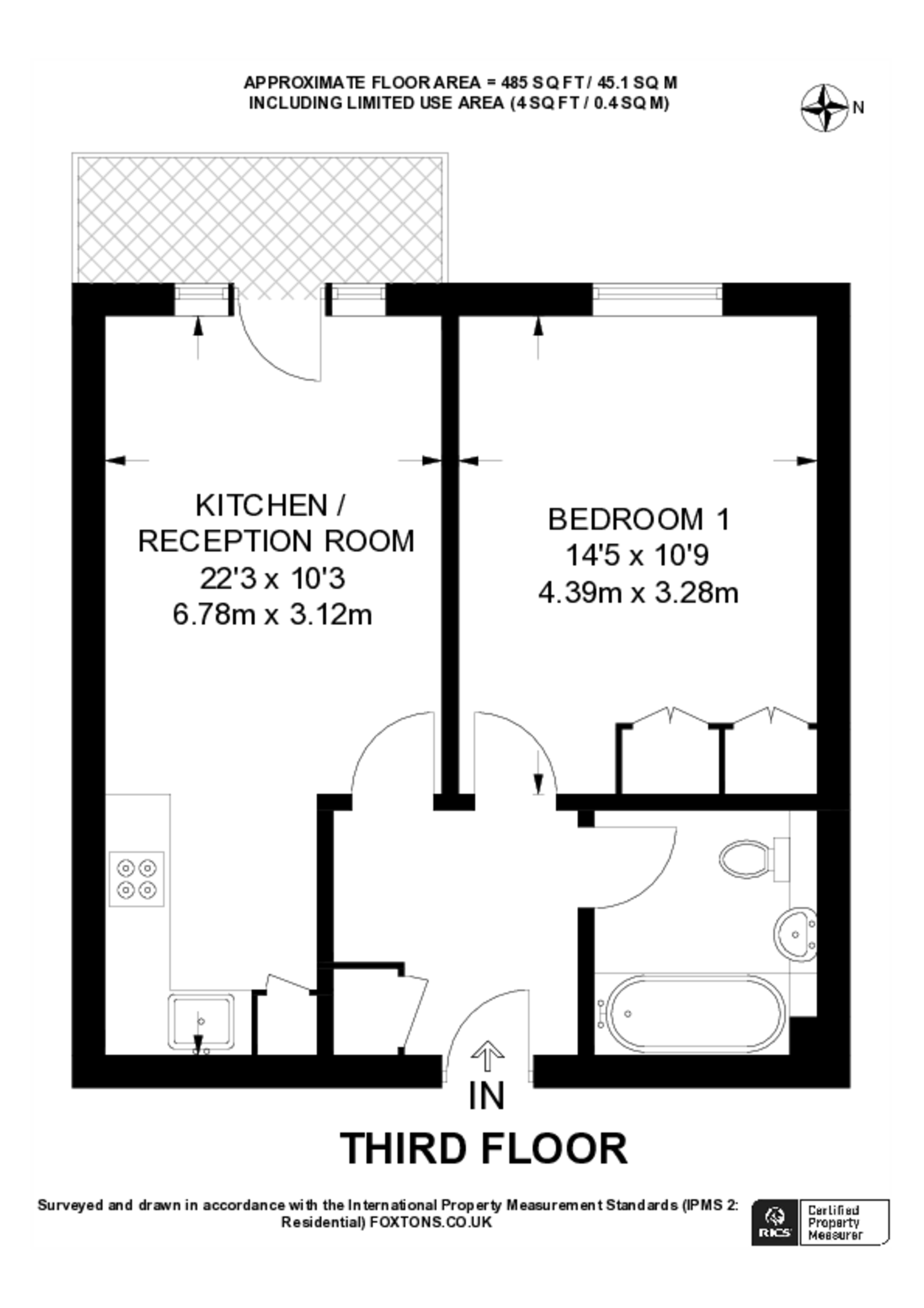 Greyhound Hill, Hendon floorplan