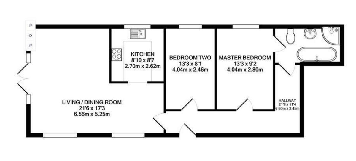 The Annexe Little Melrose, Westwood Road, Surrey floorplan