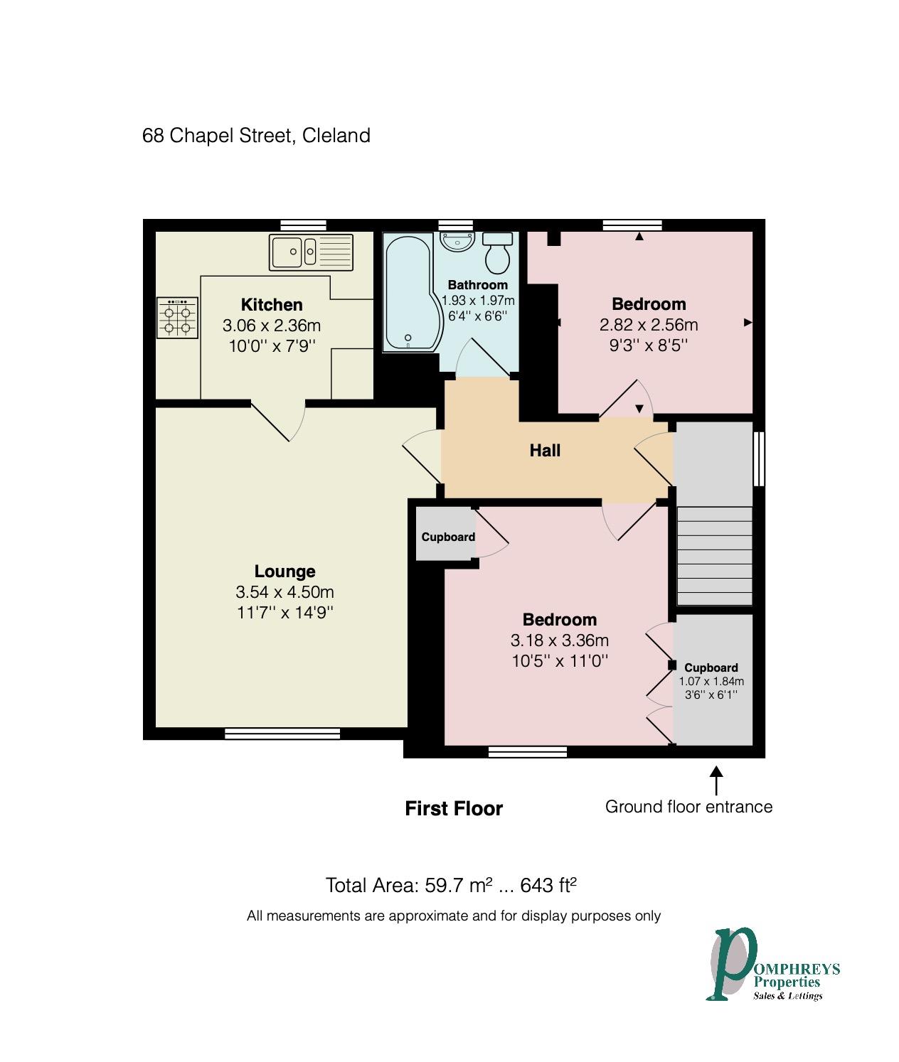 68 Chapel Street, Cleland, Motherwell, ML1 5QZ, Motherwell floorplan