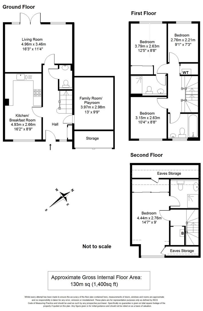 4 Bedrooms Terraced house for sale in Swansmere Close, Walton-On-Thames KT12