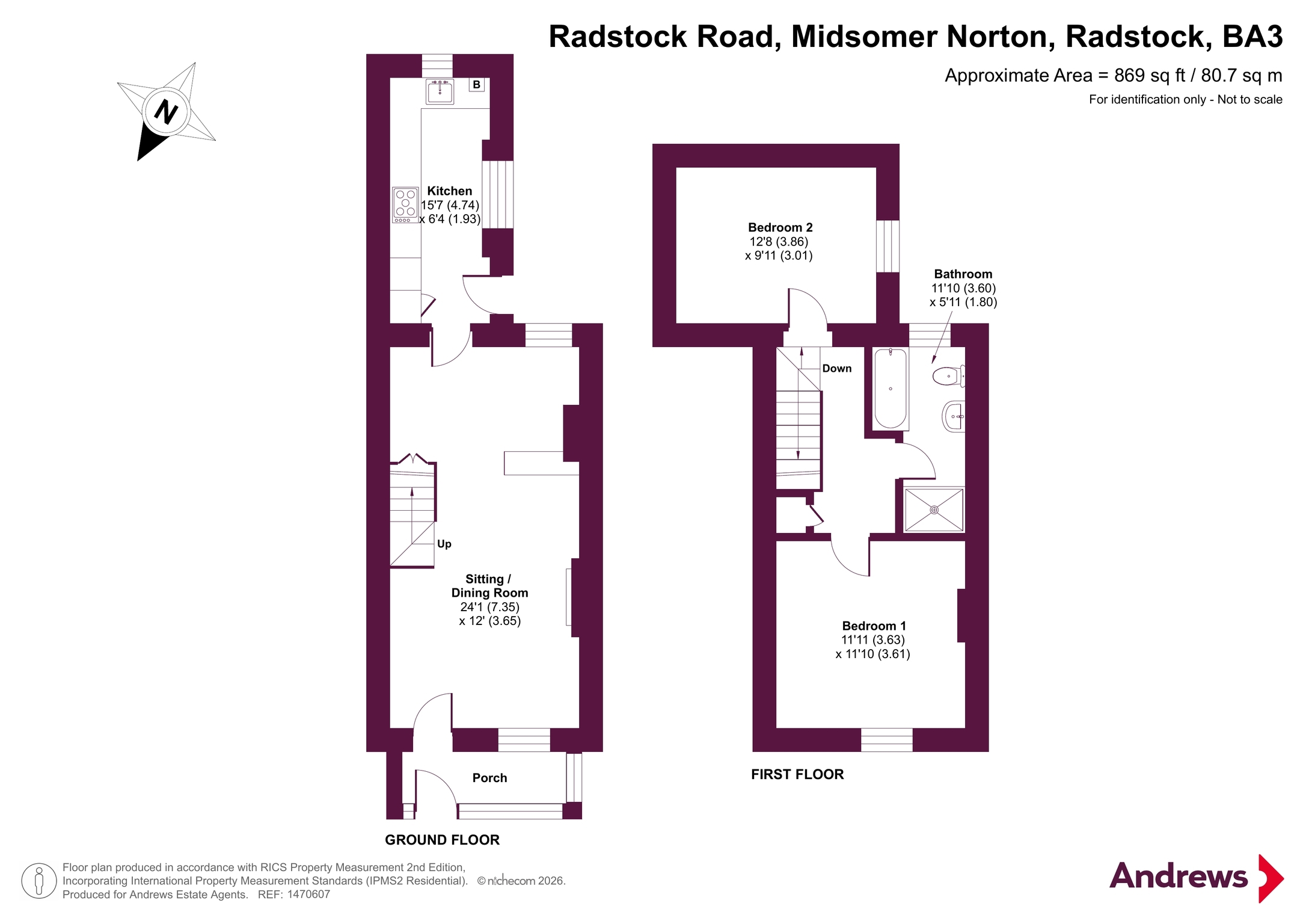 55, Radstock Road, Radstock floorplan