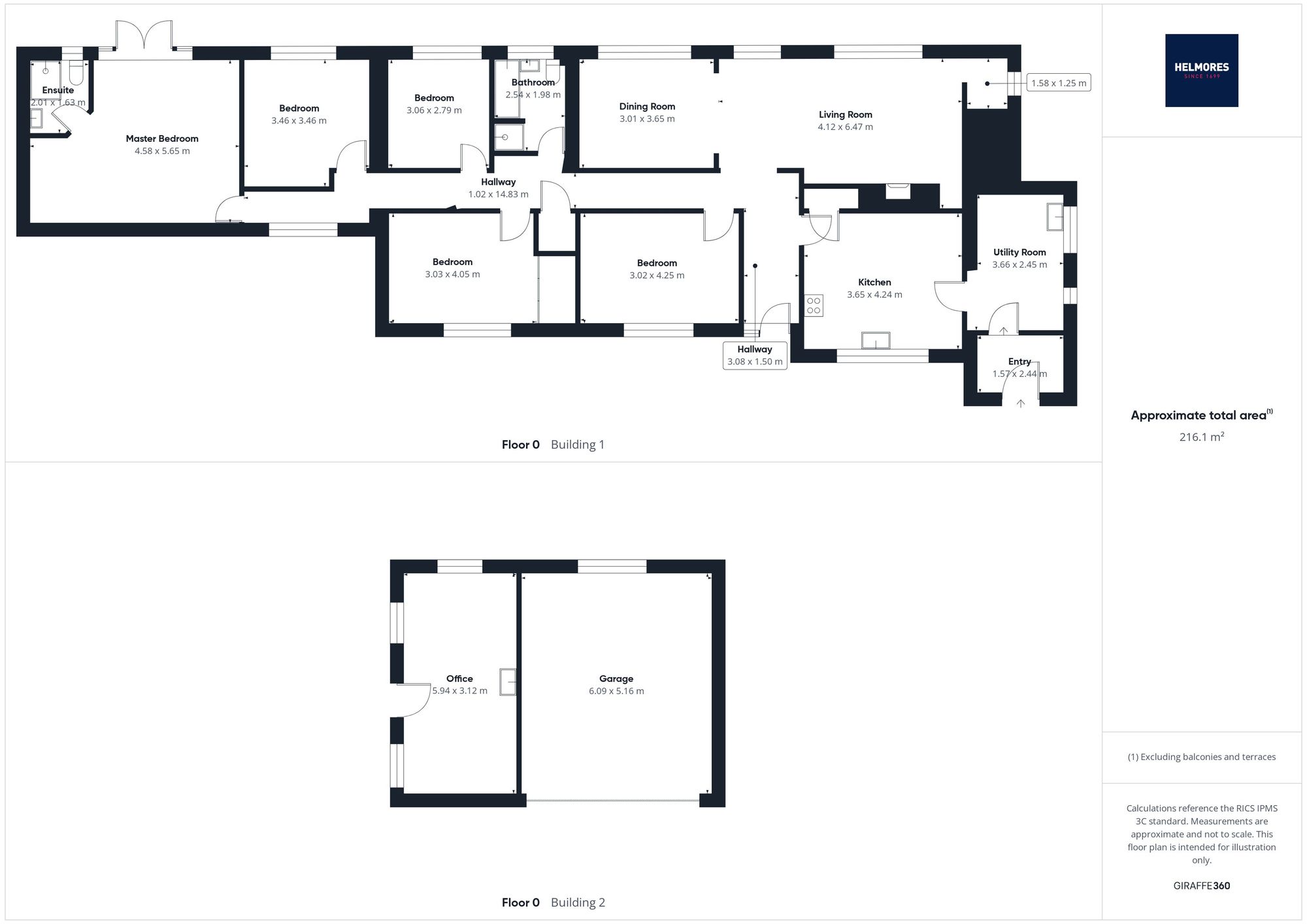 Burnells Coombe, Crediton floorplan
