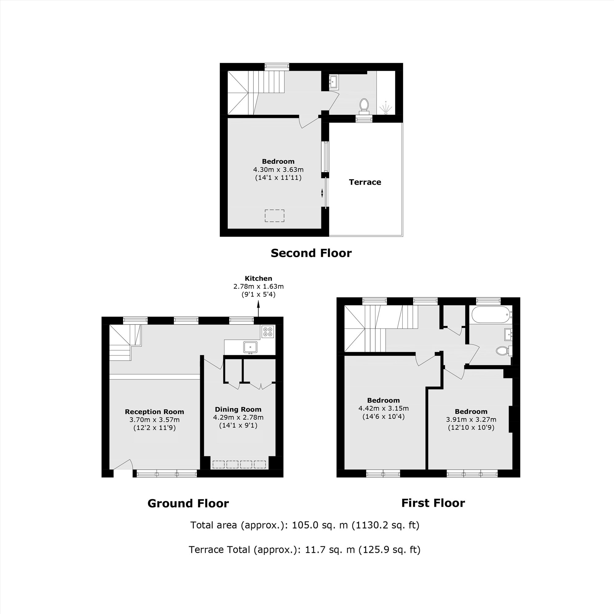4, Elgin Mews South, London floorplan