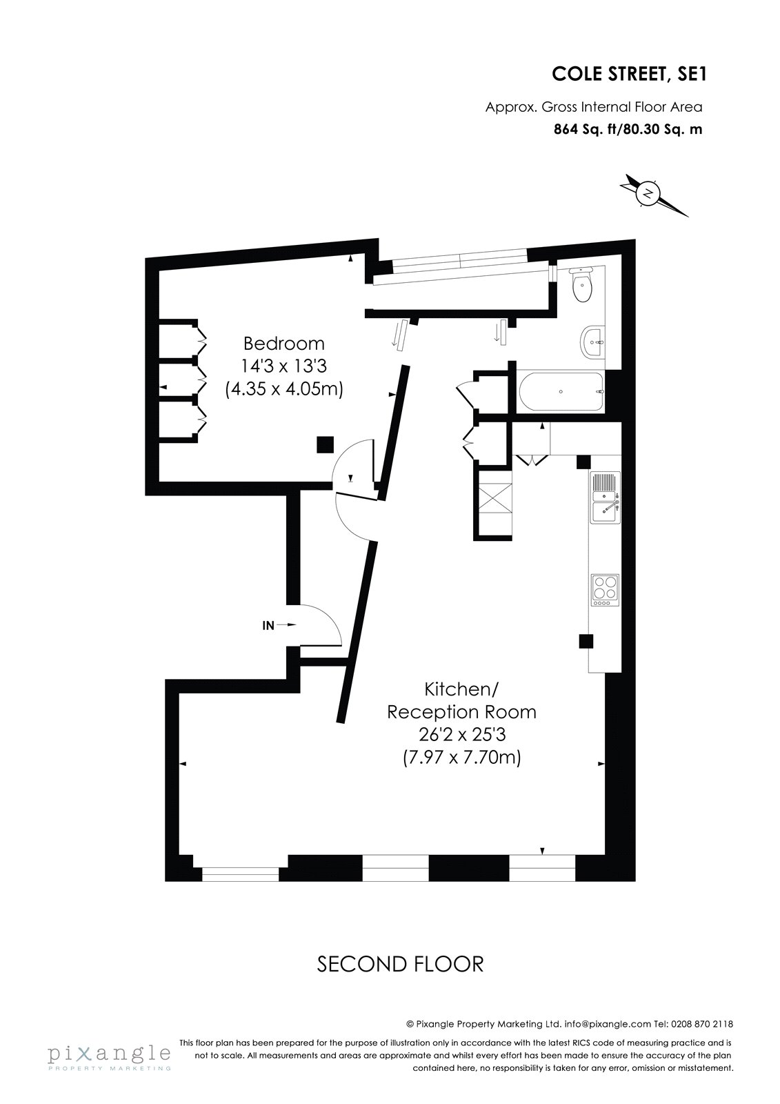 1 Bedrooms Flat to rent in Cole Street, Borough, London SE1