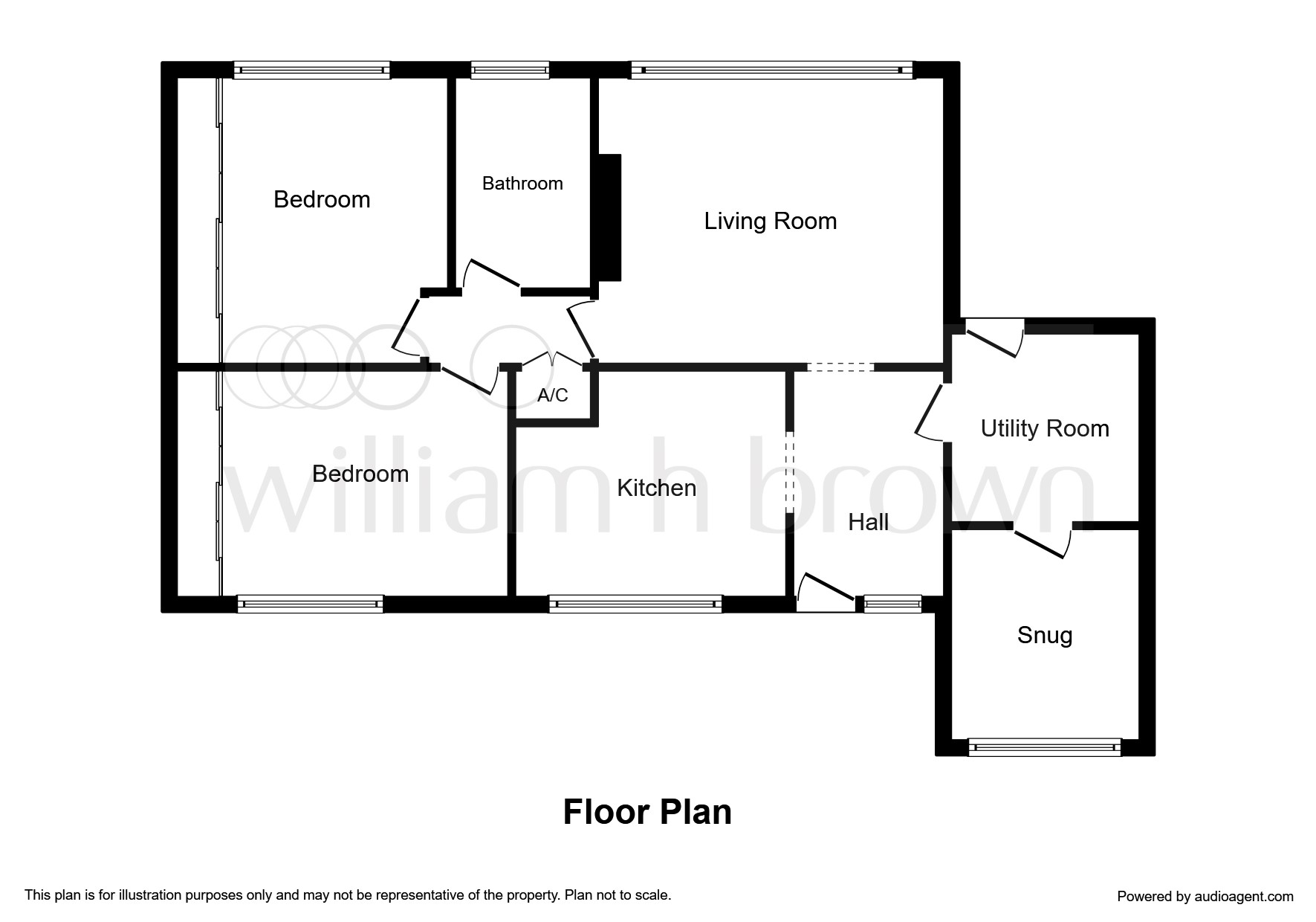 2 Bedrooms Detached bungalow for sale in Croft Drive, Grantham NG31