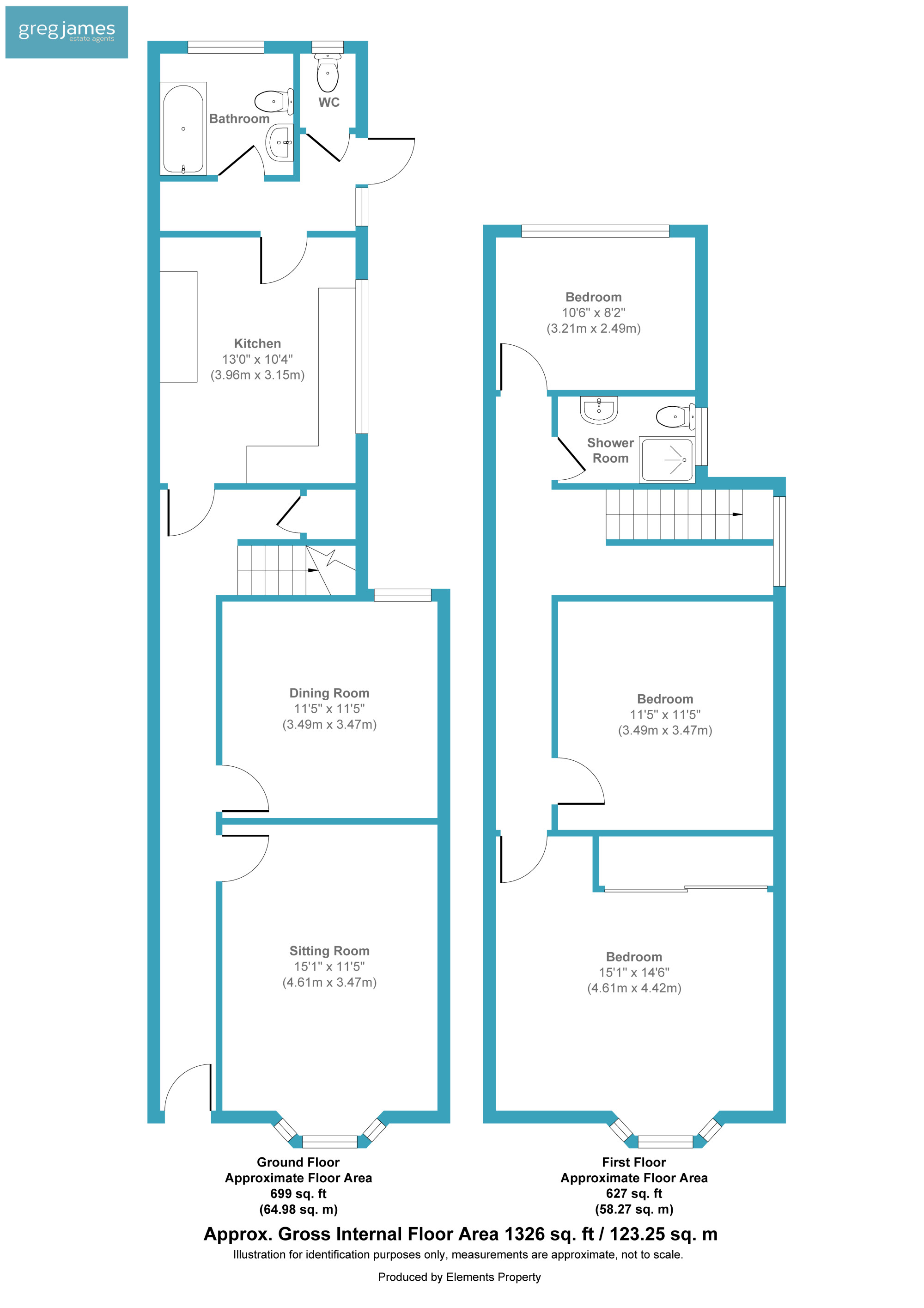 58, St. Michaels Road, Aldershot floorplan