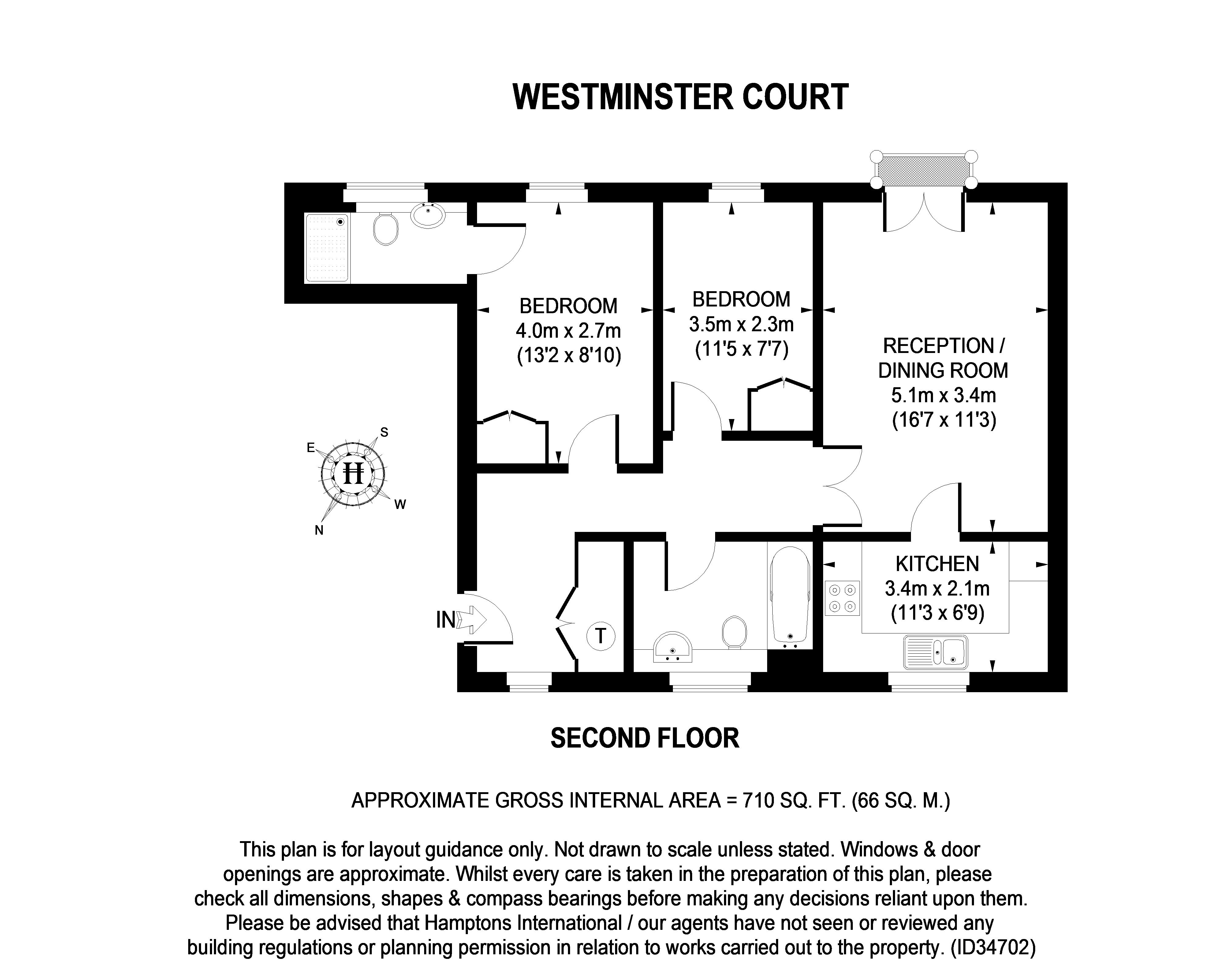 2 Bedrooms Flat to rent in Melville Place, London N1
