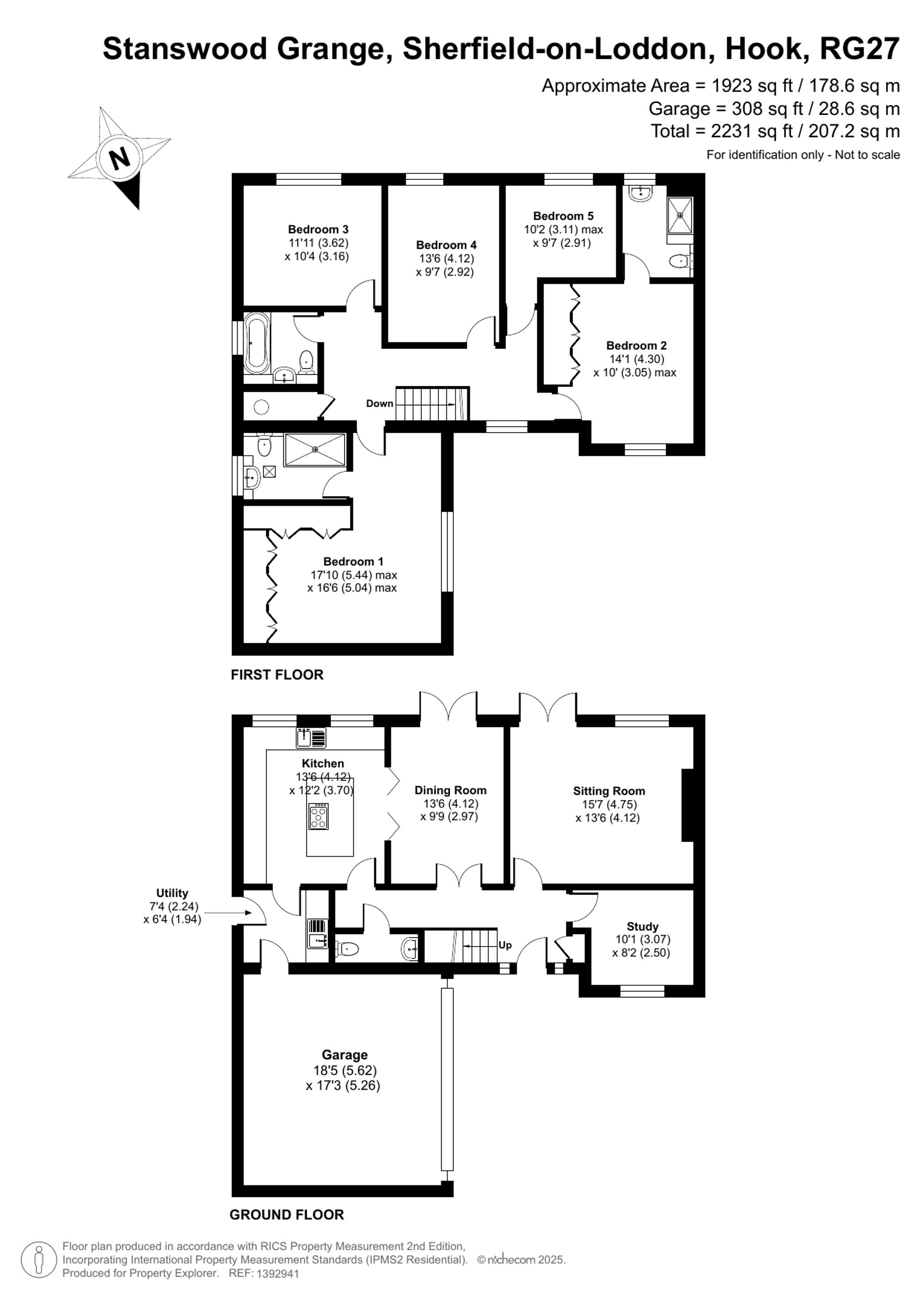 Stanswood Grange, Sherfield Park floorplan