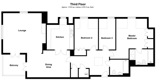 3 Bedrooms Flat for sale in Lewes Road, East Grinstead, West Sussex RH19