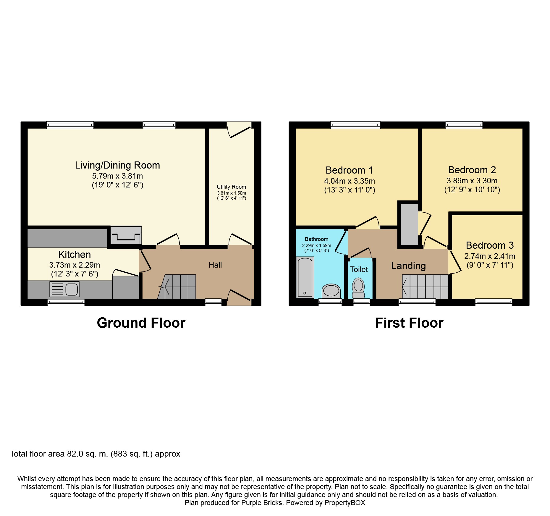 3 bed terraced house for sale in Yeovil Close, Swindon SN3 - Zoopla