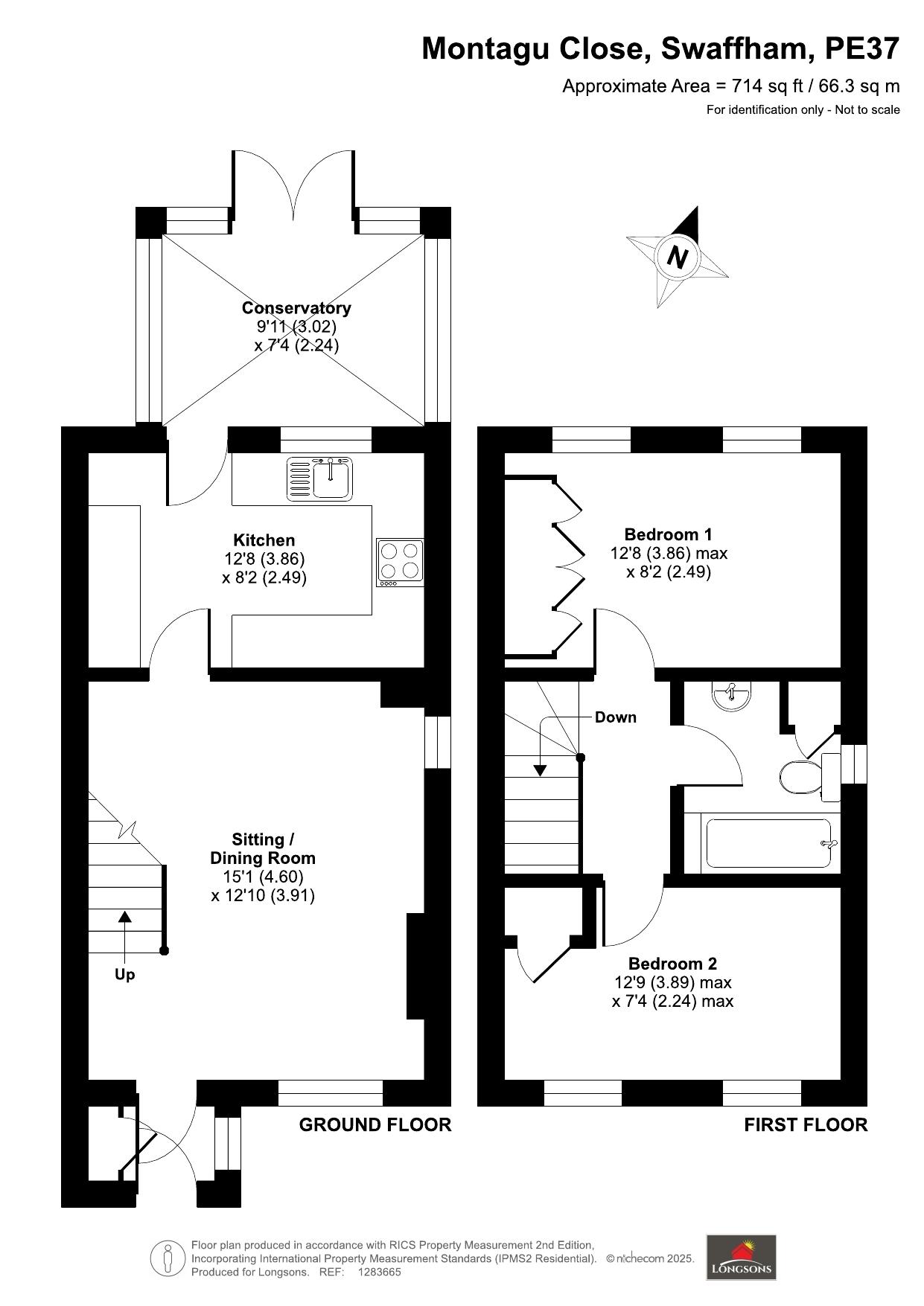 32, Montagu Close, Swaffham floorplan