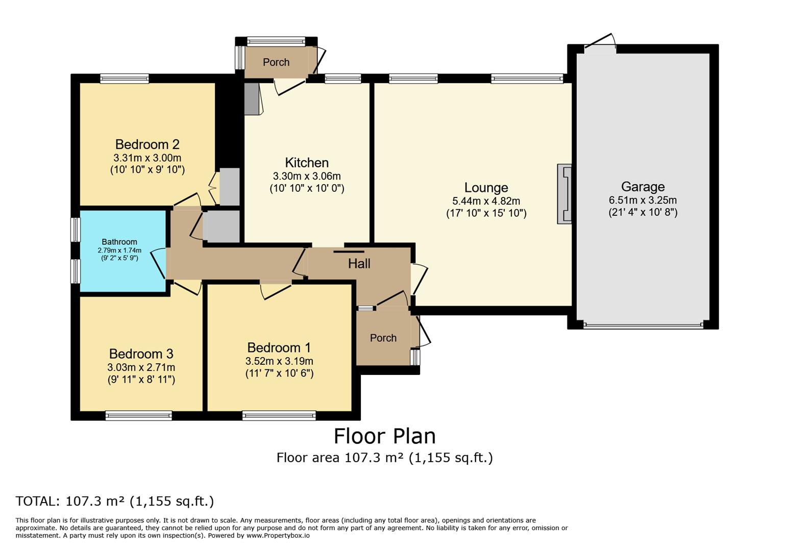 51, Lyddicleave, Barnstaple floorplan