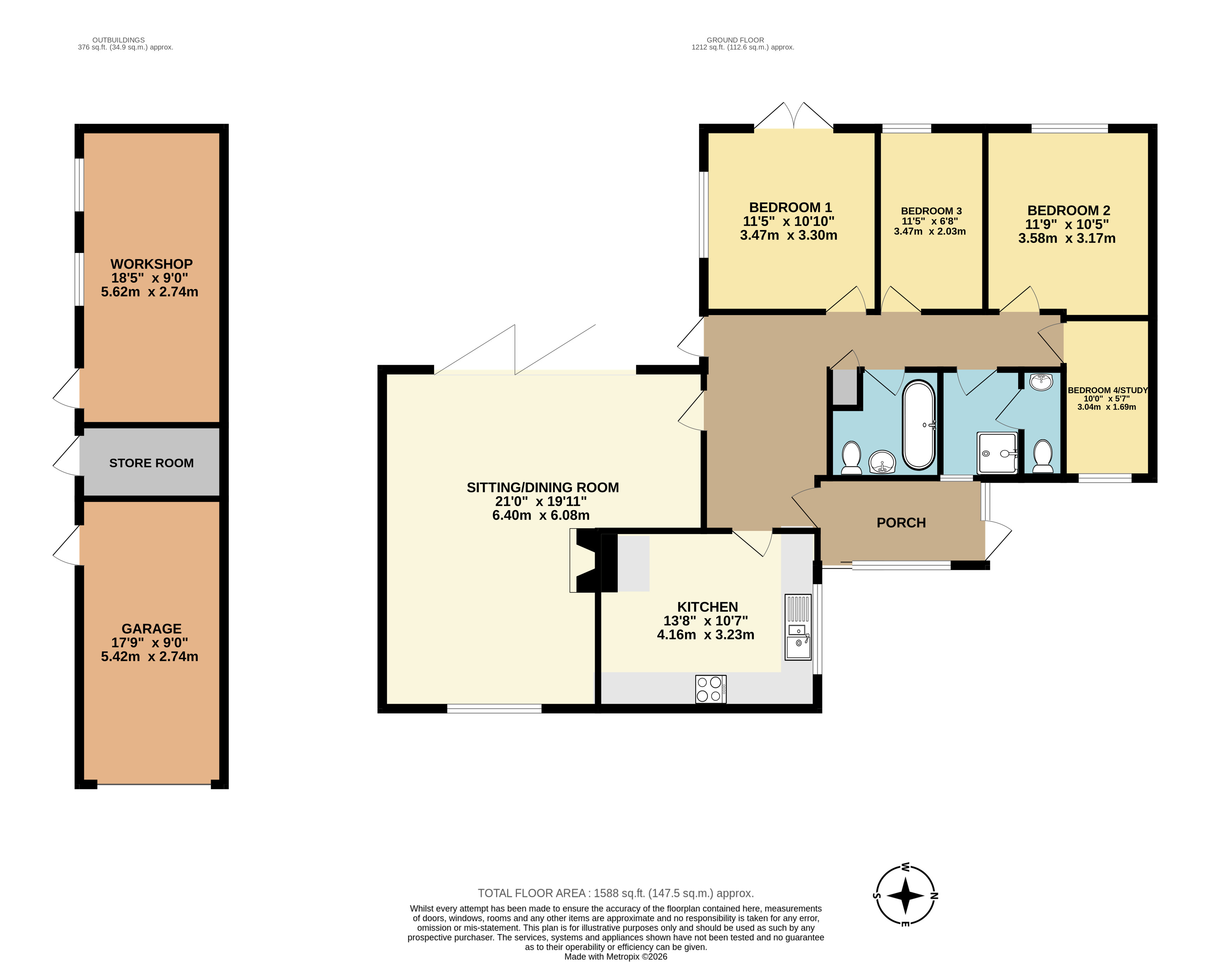 5, Lakeside Close, Edenbridge floorplan
