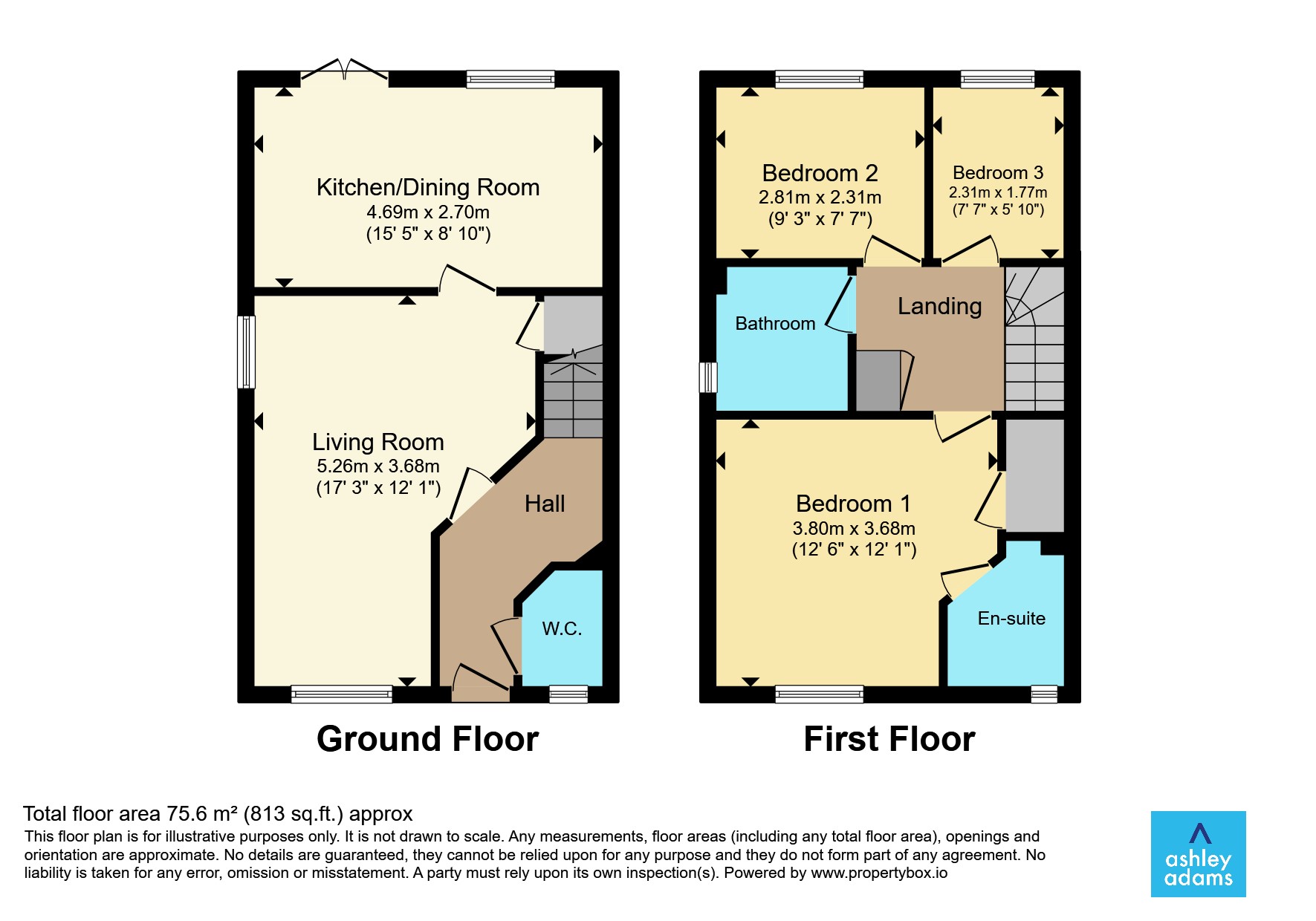Hornby Drive, Derby floorplan