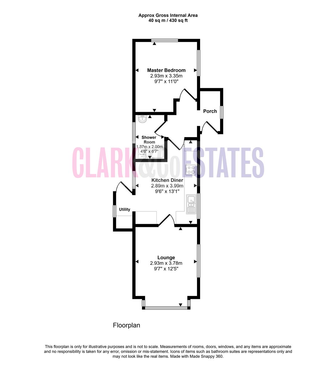 6, Second Avenue, Exeter floorplan